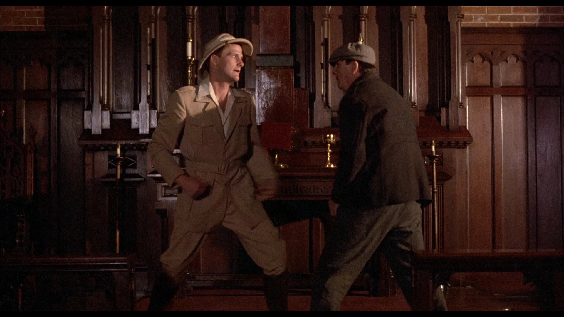 Danny Aiello and Jeff Daniels in The Purple Rose of Cairo (1985)