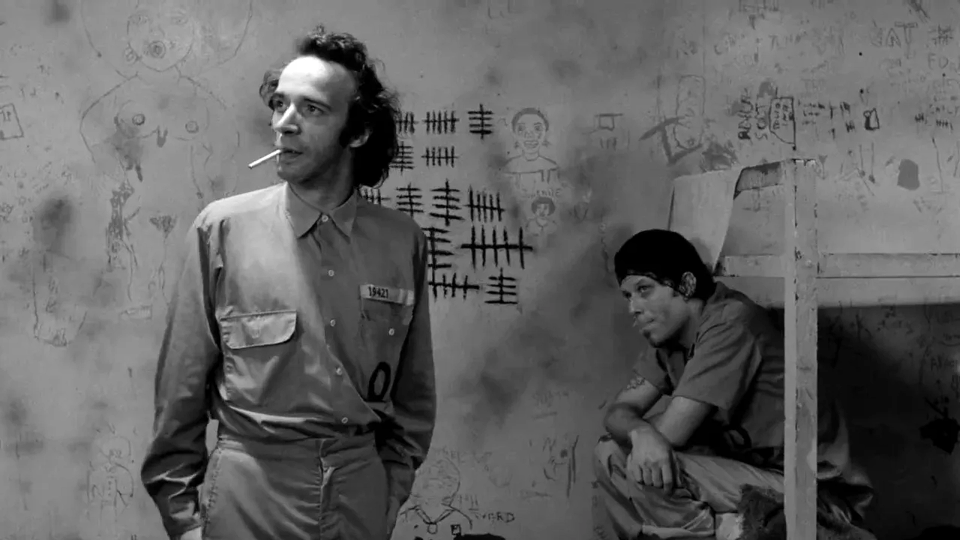 Roberto Benigni and Tom Waits in Down by Law (1986)