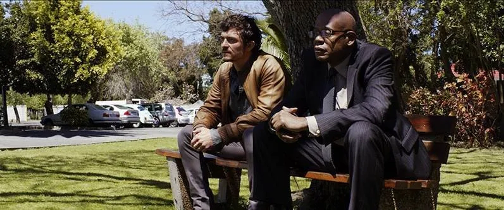 Forest Whitaker and Orlando Bloom in Zulu (2013)