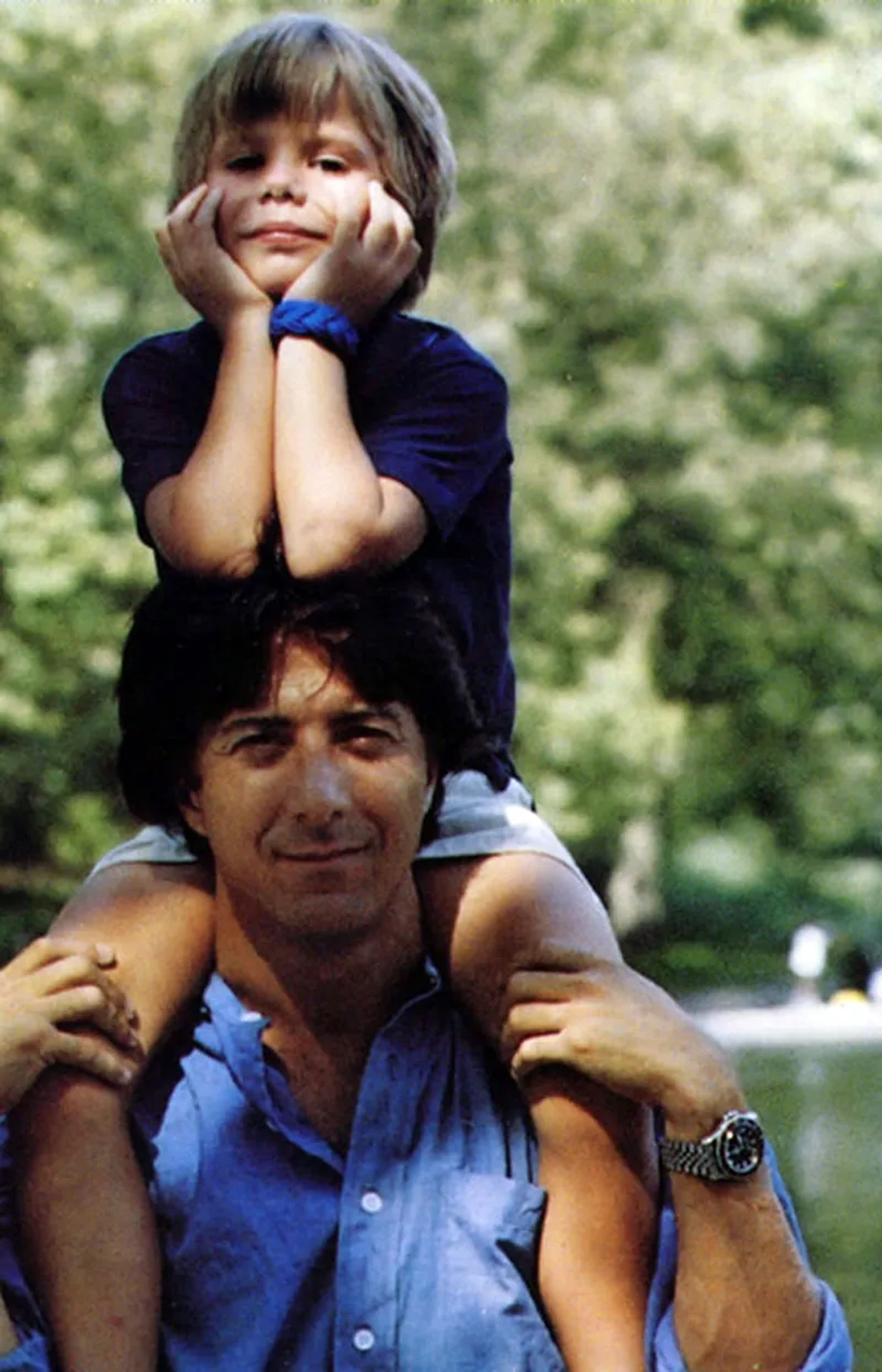 Dustin Hoffman and Justin Henry in Kramer vs. Kramer (1979)