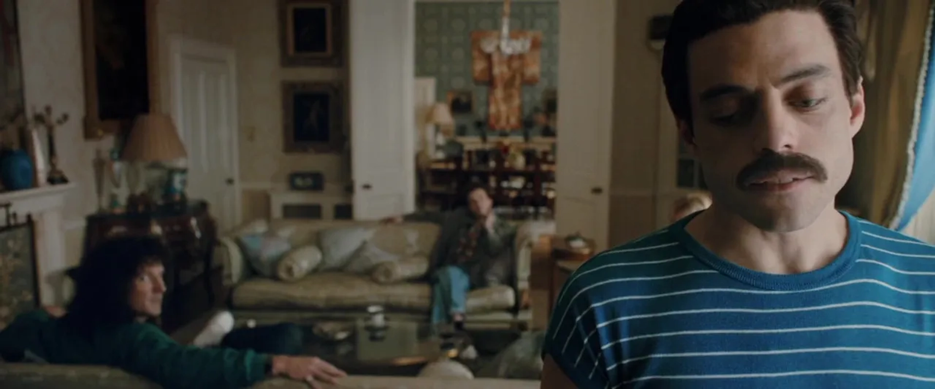 Joseph Mazzello, Rami Malek, and Gwilym Lee in Bohemian Rhapsody (2018)