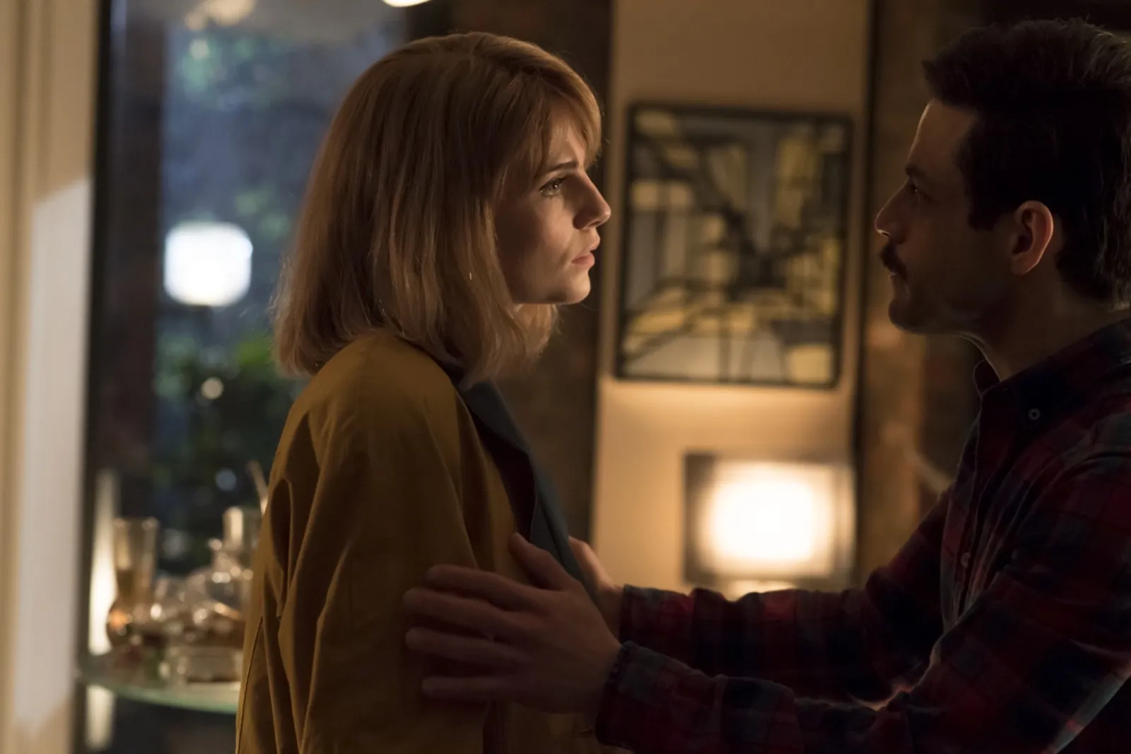 Rami Malek and Lucy Boynton in Bohemian Rhapsody (2018)