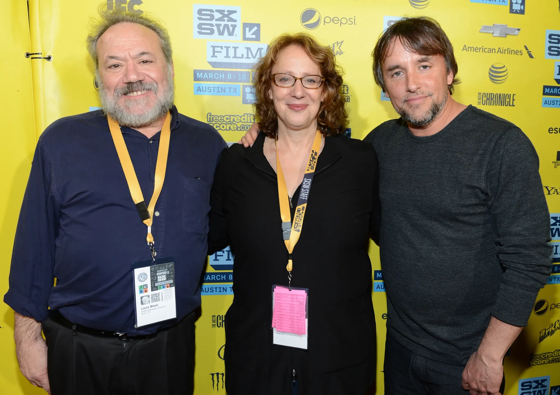 Richard Linklater, Louis Black, and Janet Pierson at an event for Before Midnight (2013)