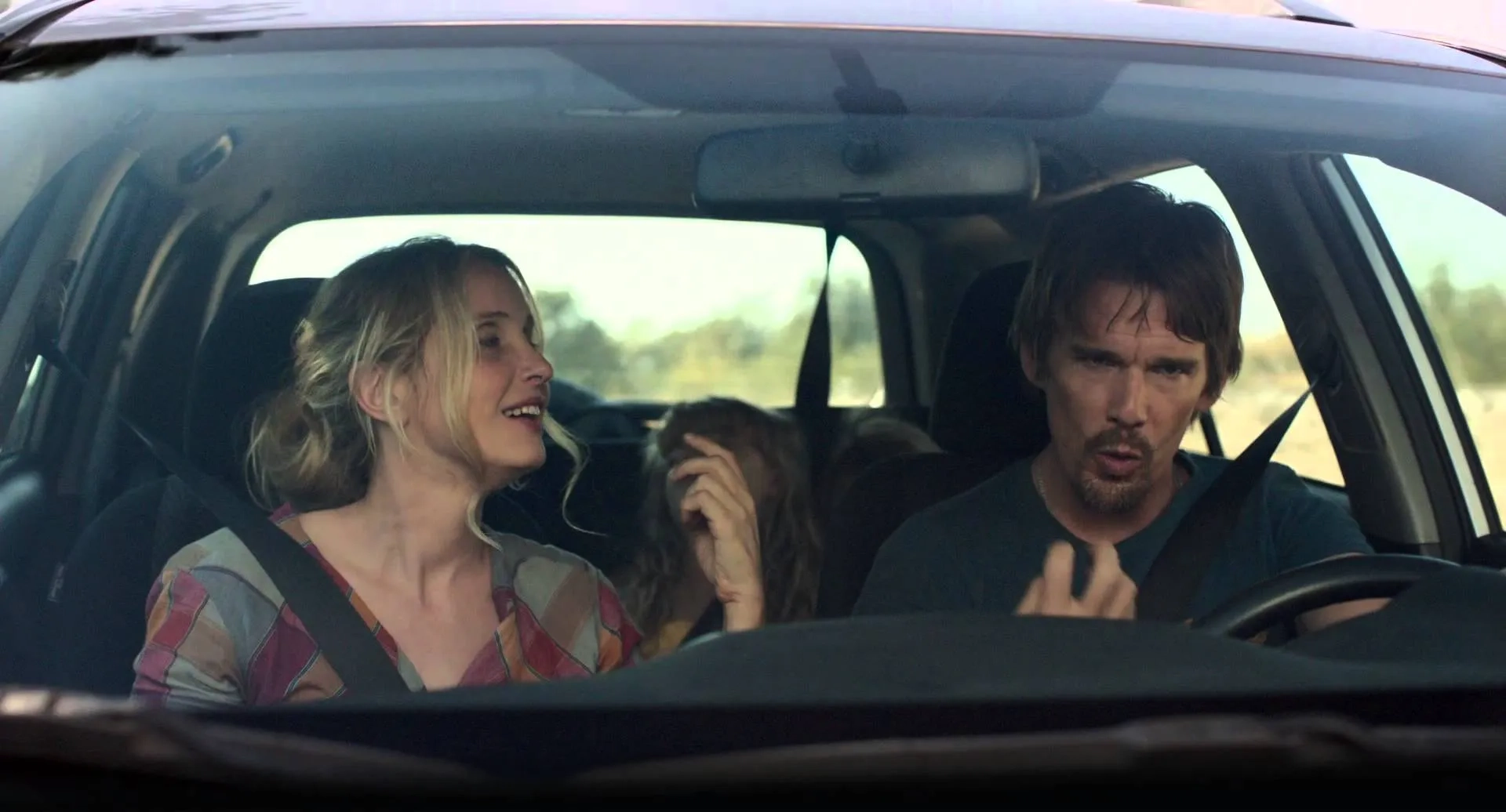 Ethan Hawke and Julie Delpy in Before Midnight (2013)