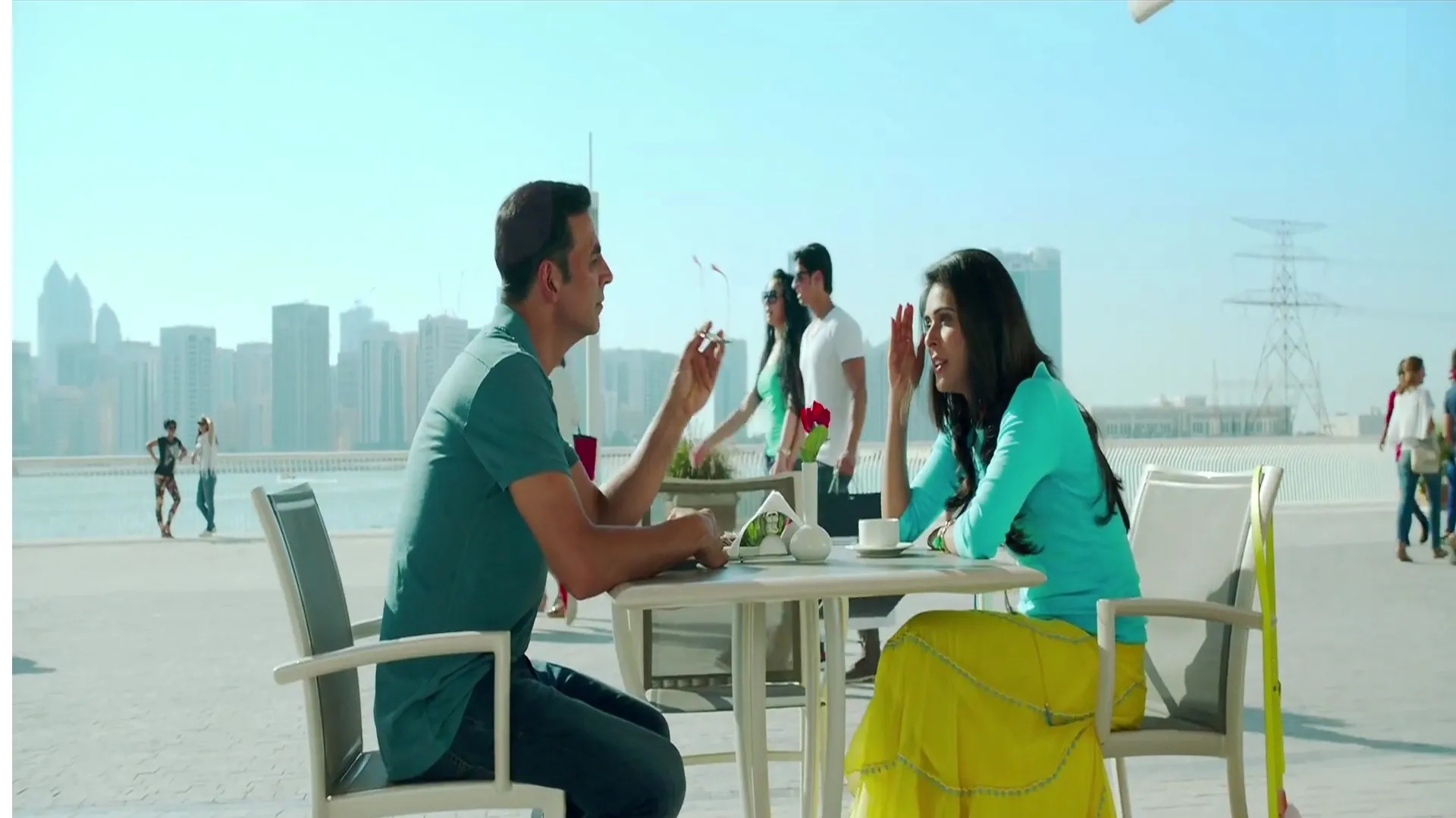 Akshay Kumar and Madhurima Tuli in Baby (2015)