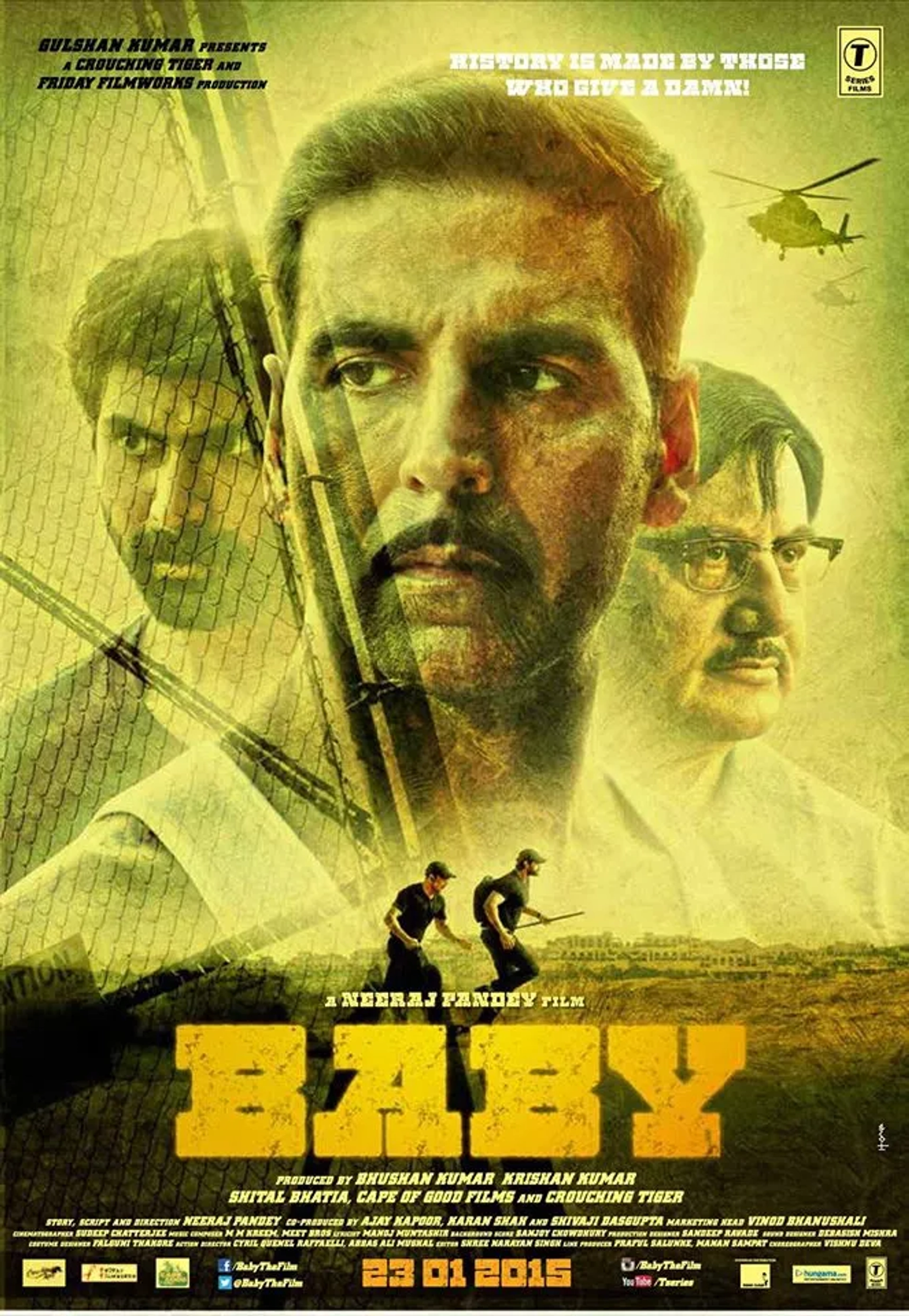 Anupam Kher, Akshay Kumar, and Rana Daggubati in Baby (2015)