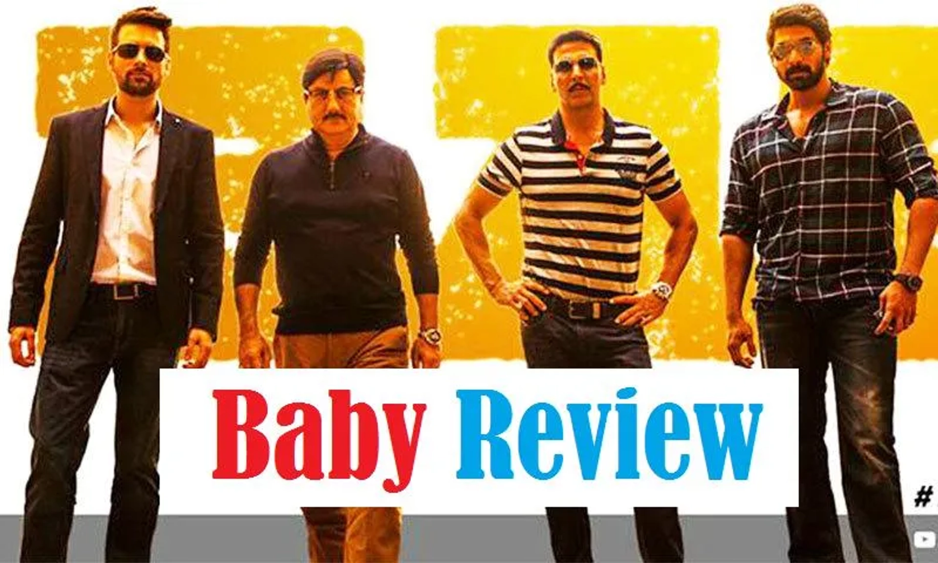 Anupam Kher, Akshay Kumar, Rana Daggubati, and Mikaal Zulfiqar in Baby (2015)