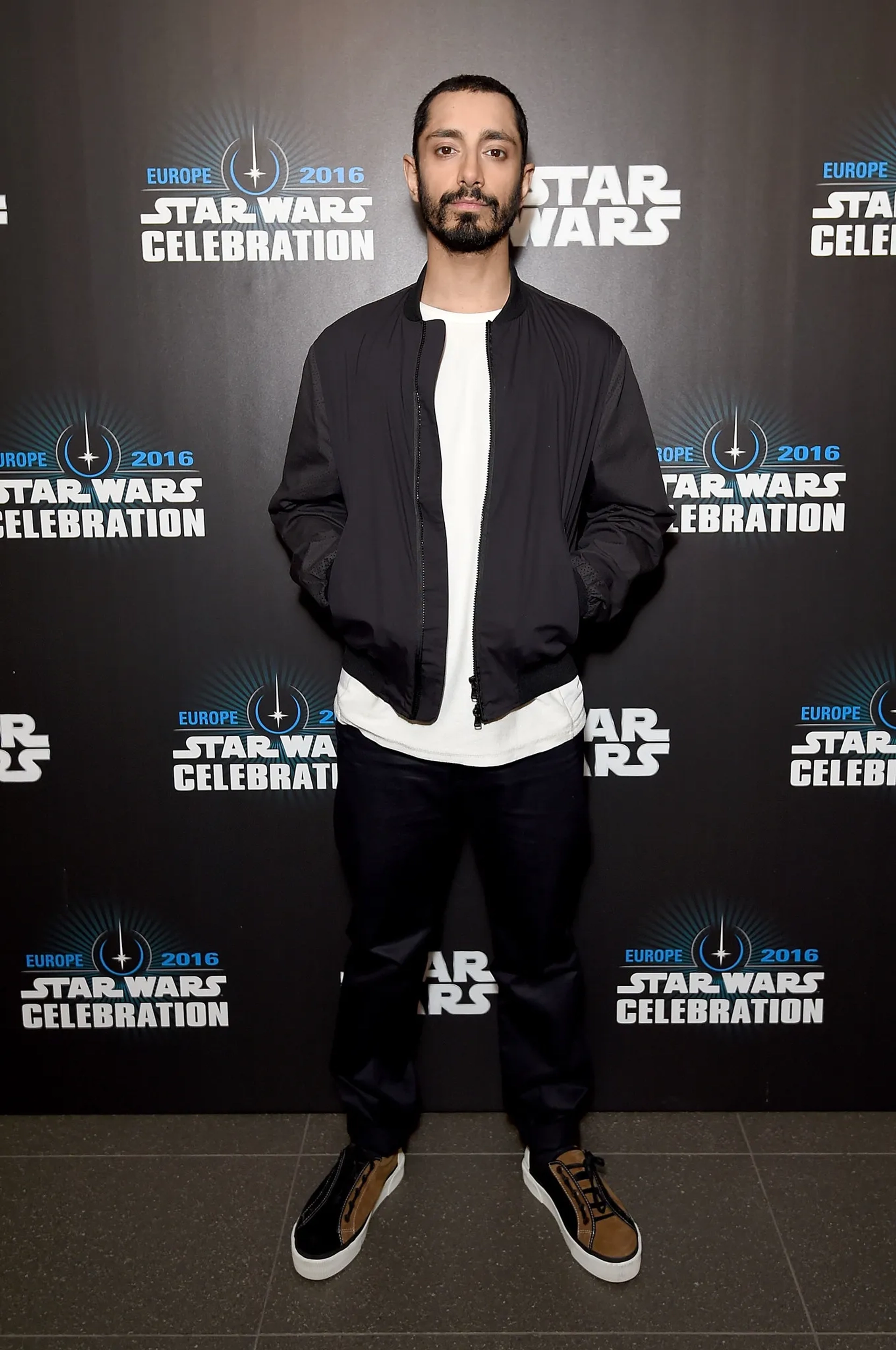 Riz Ahmed at an event for Rogue One: A Star Wars Story (2016)