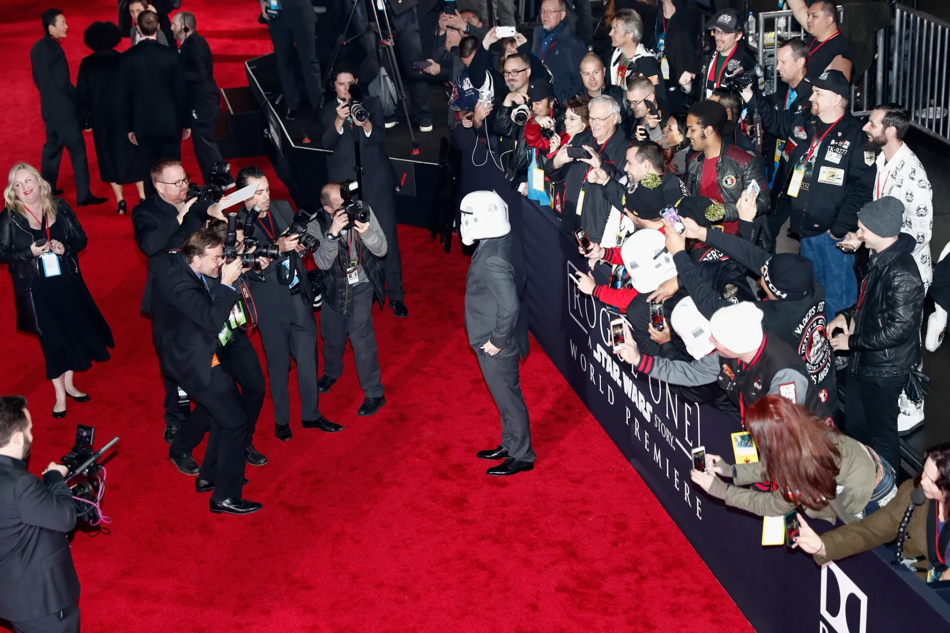 Gareth Edwards at an event for Rogue One: A Star Wars Story (2016)