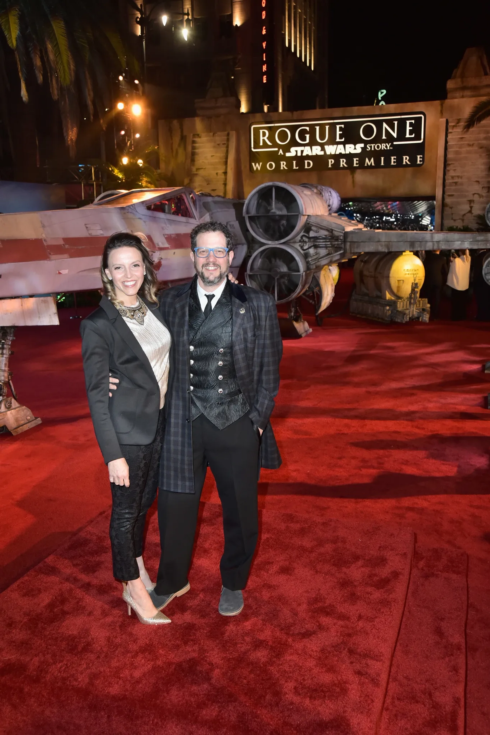 Michael Giacchino and Andrea Datzman at an event for Rogue One: A Star Wars Story (2016)