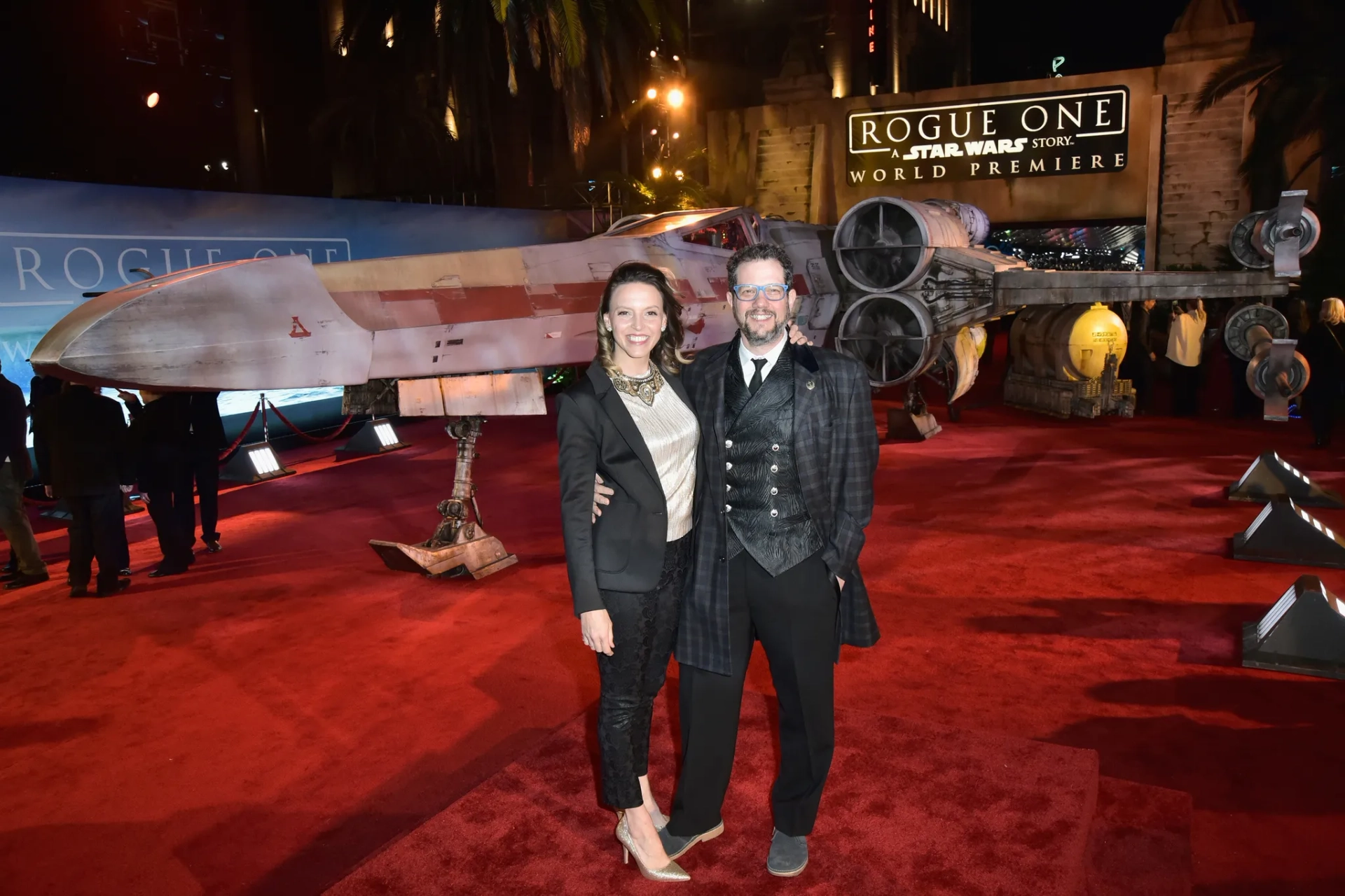 Michael Giacchino and Andrea Datzman at an event for Rogue One: A Star Wars Story (2016)