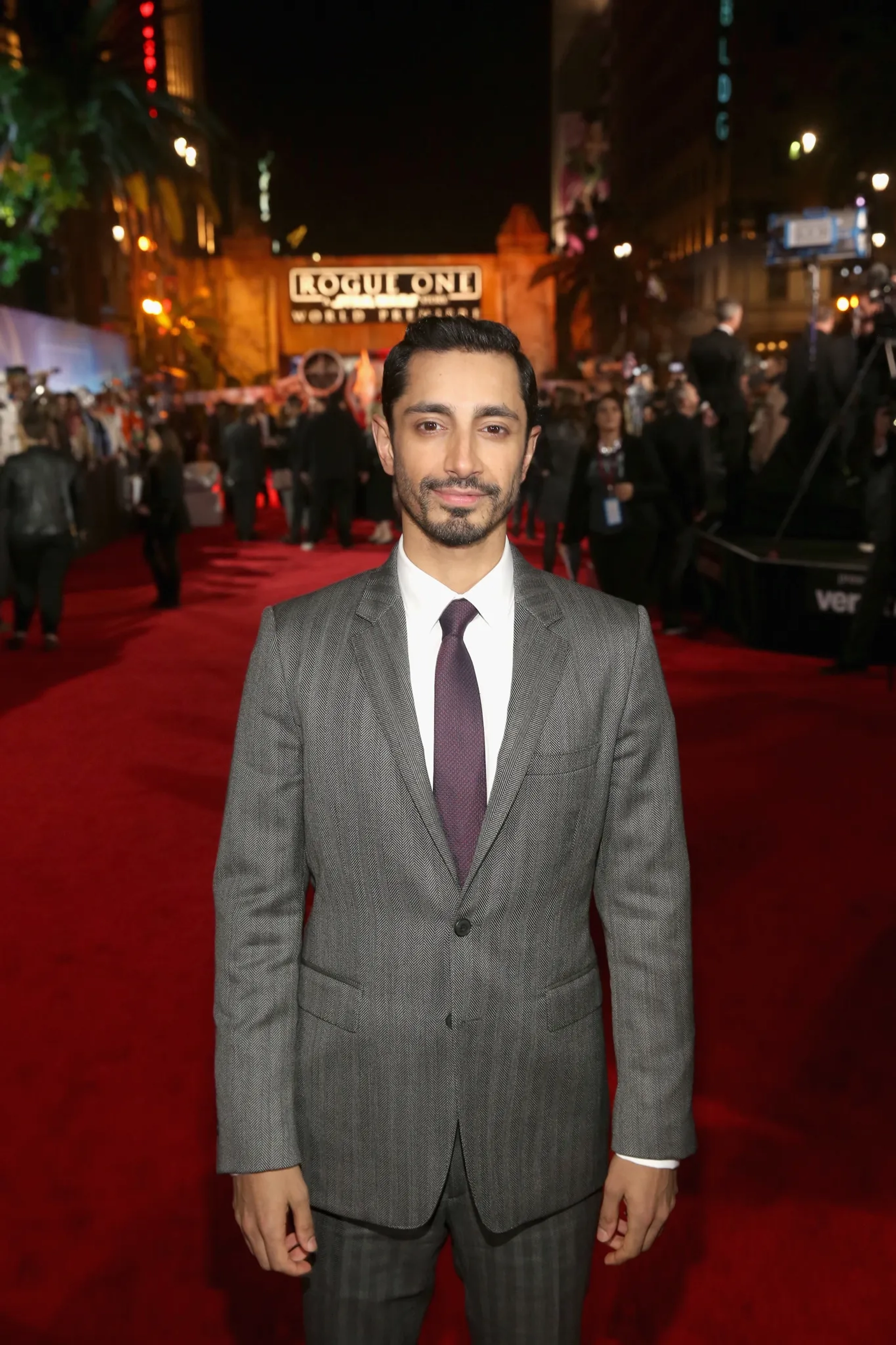 Riz Ahmed at an event for Rogue One: A Star Wars Story (2016)