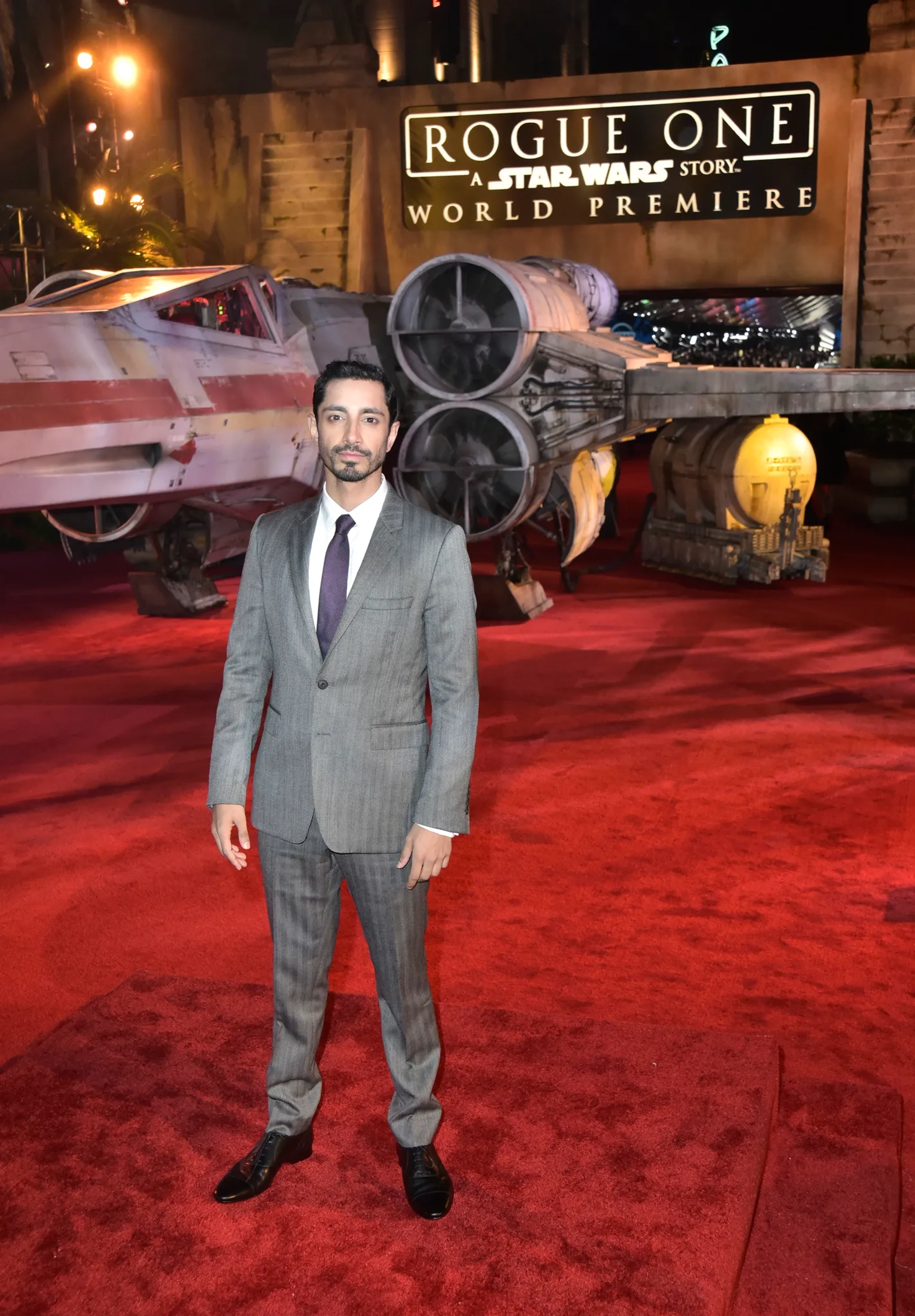 Riz Ahmed at an event for Rogue One: A Star Wars Story (2016)