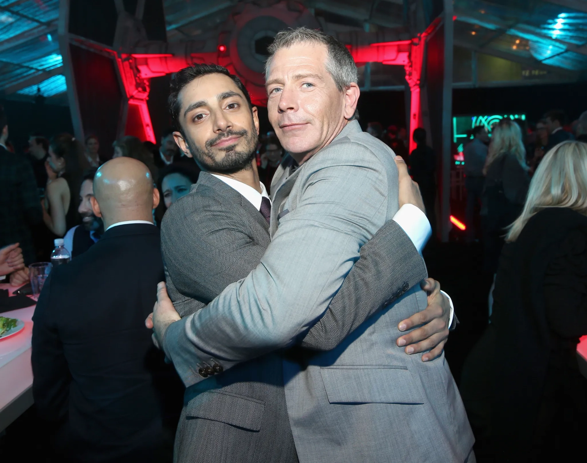 Ben Mendelsohn and Riz Ahmed at an event for Rogue One: A Star Wars Story (2016)