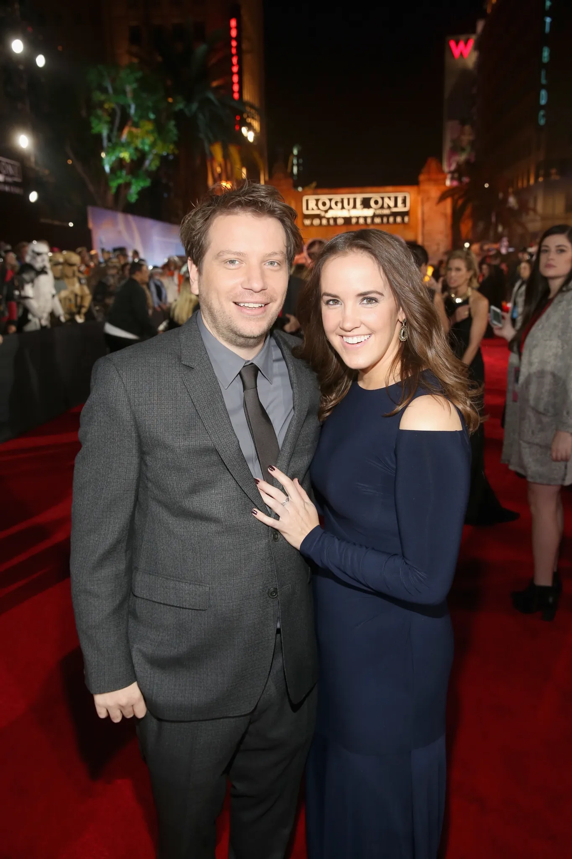 Gareth Edwards at an event for Rogue One: A Star Wars Story (2016)