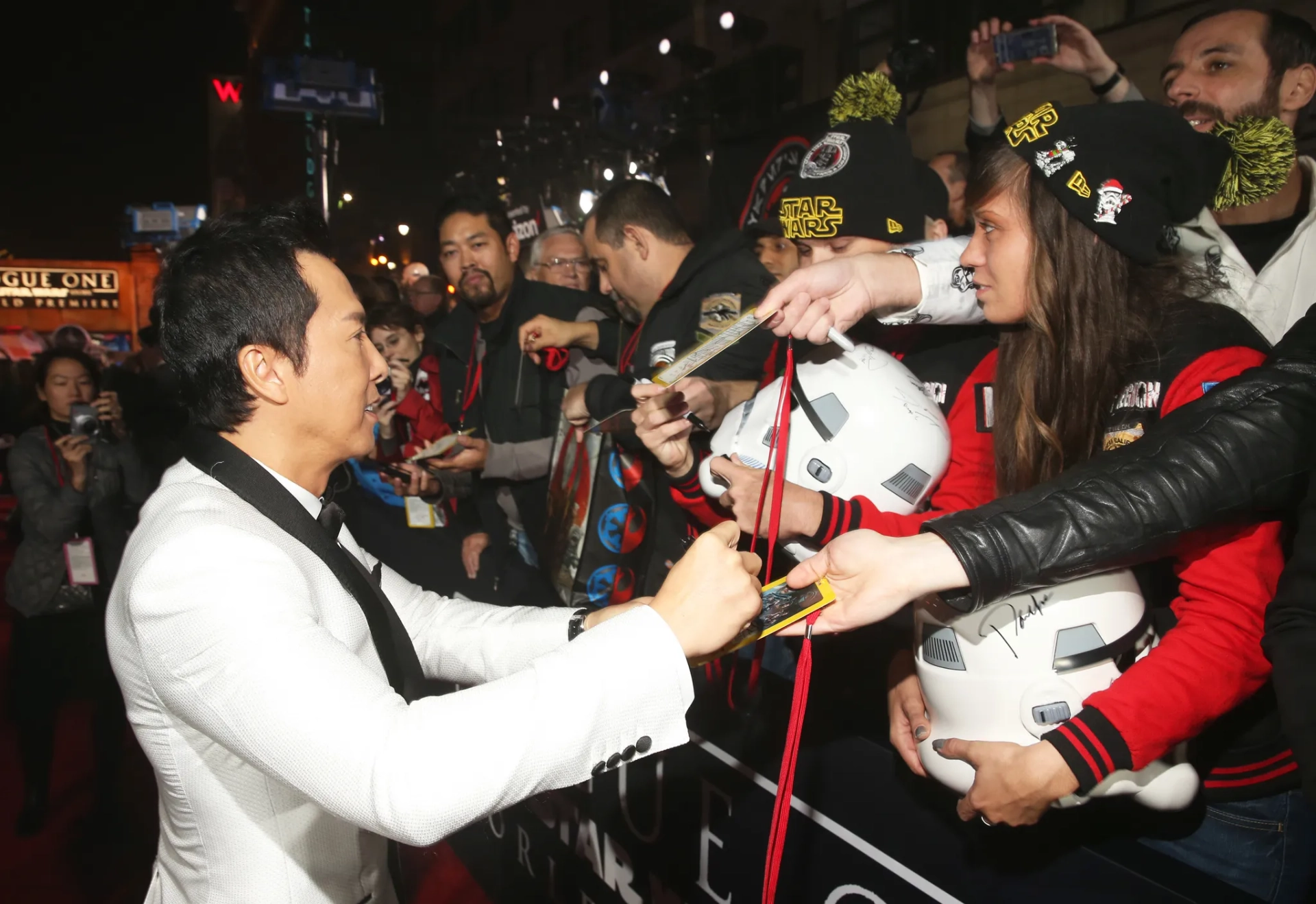 Donnie Yen at an event for Rogue One: A Star Wars Story (2016)