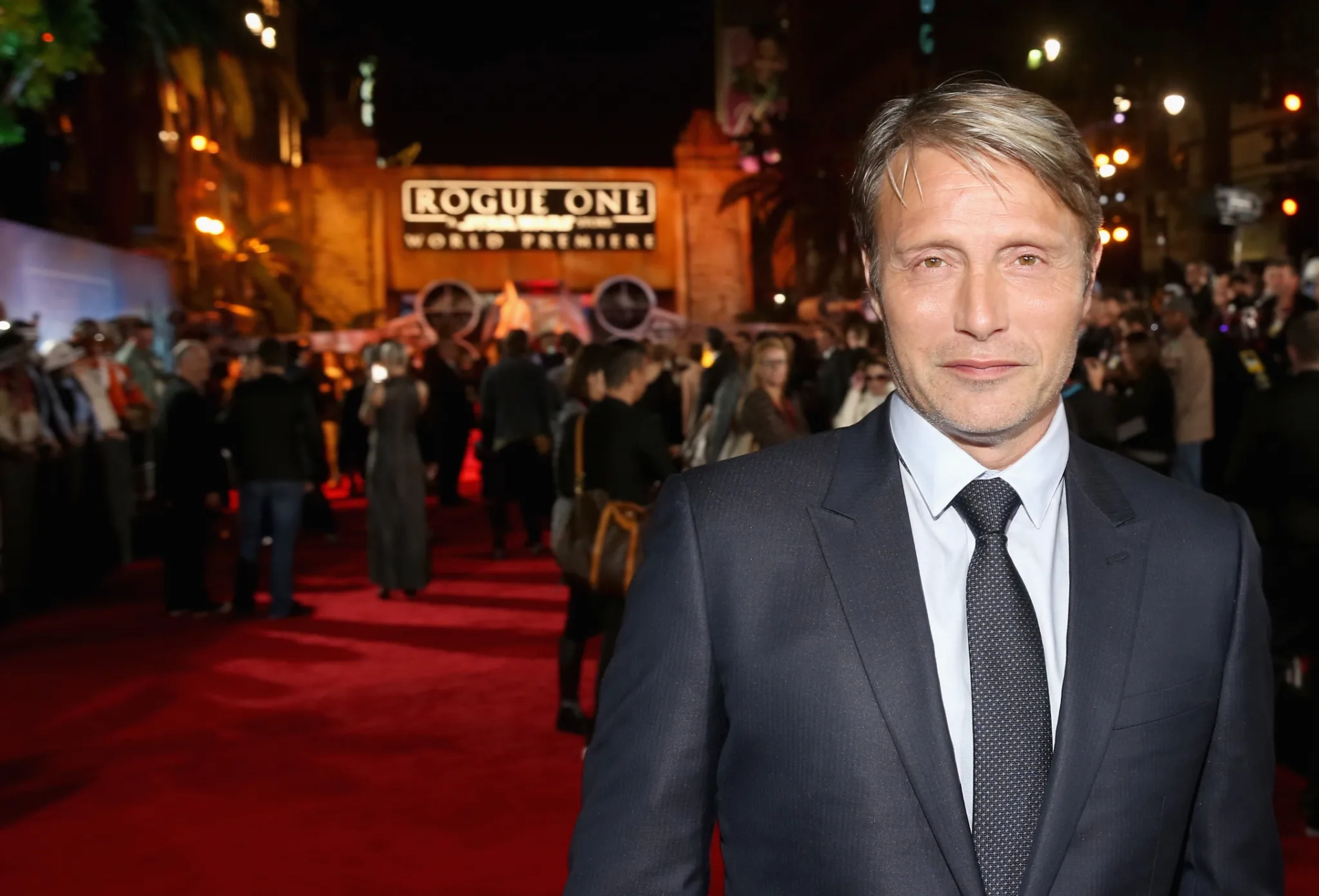 Mads Mikkelsen at an event for Rogue One: A Star Wars Story (2016)