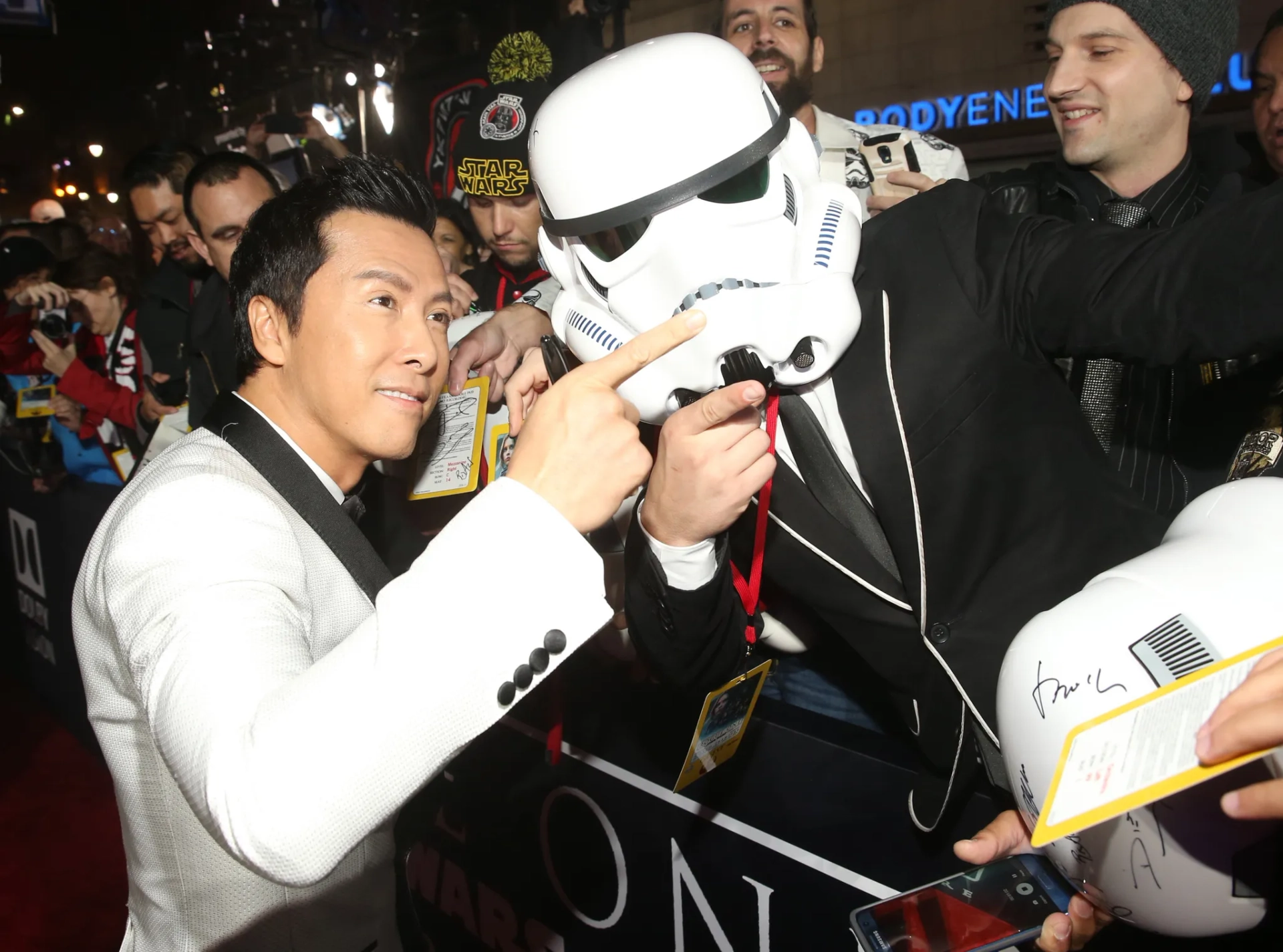 Donnie Yen at an event for Rogue One: A Star Wars Story (2016)