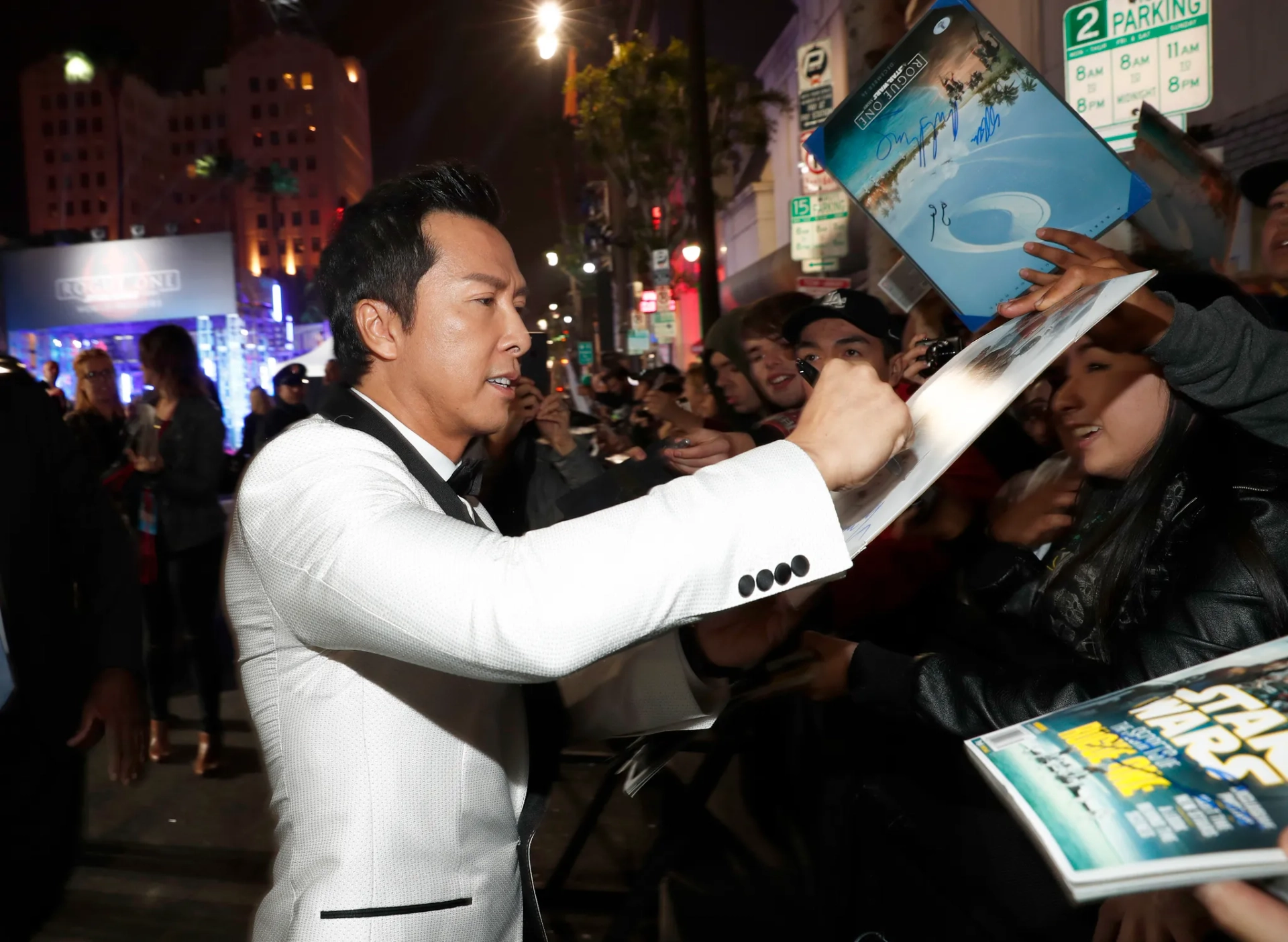 Donnie Yen at an event for Rogue One: A Star Wars Story (2016)