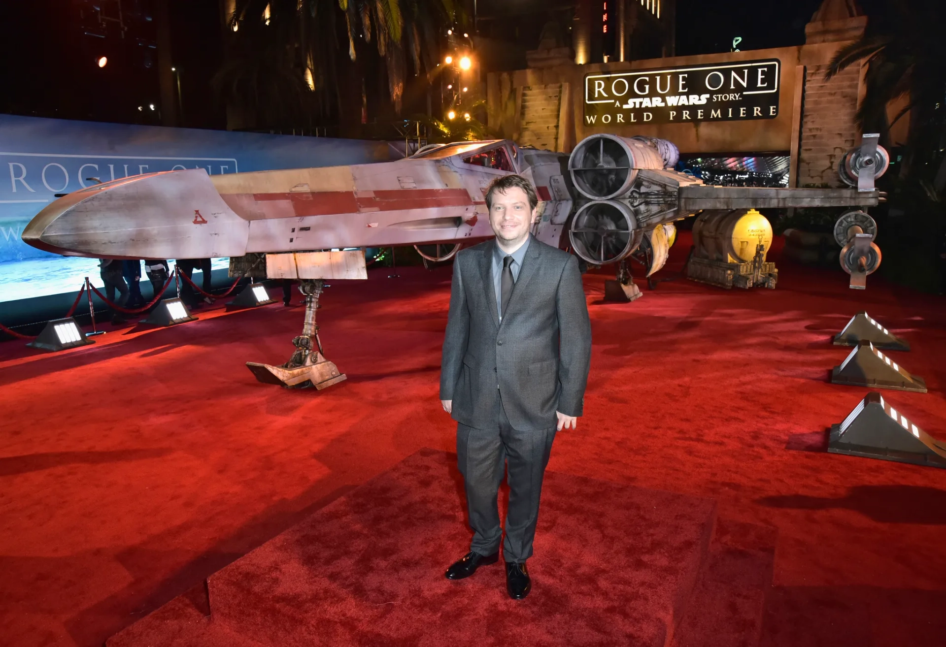 Gareth Edwards at an event for Rogue One: A Star Wars Story (2016)