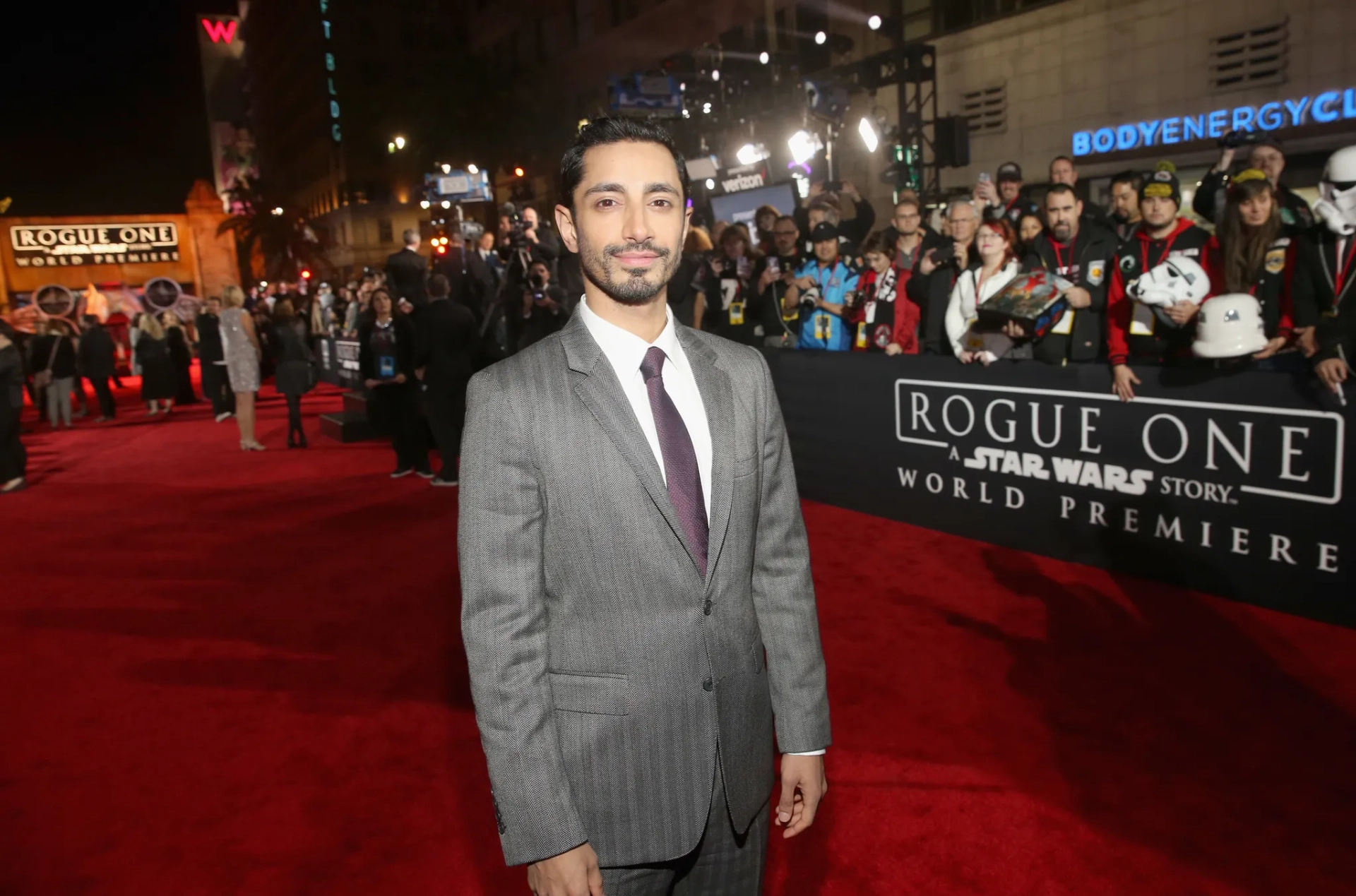 Riz Ahmed at an event for Rogue One: A Star Wars Story (2016)