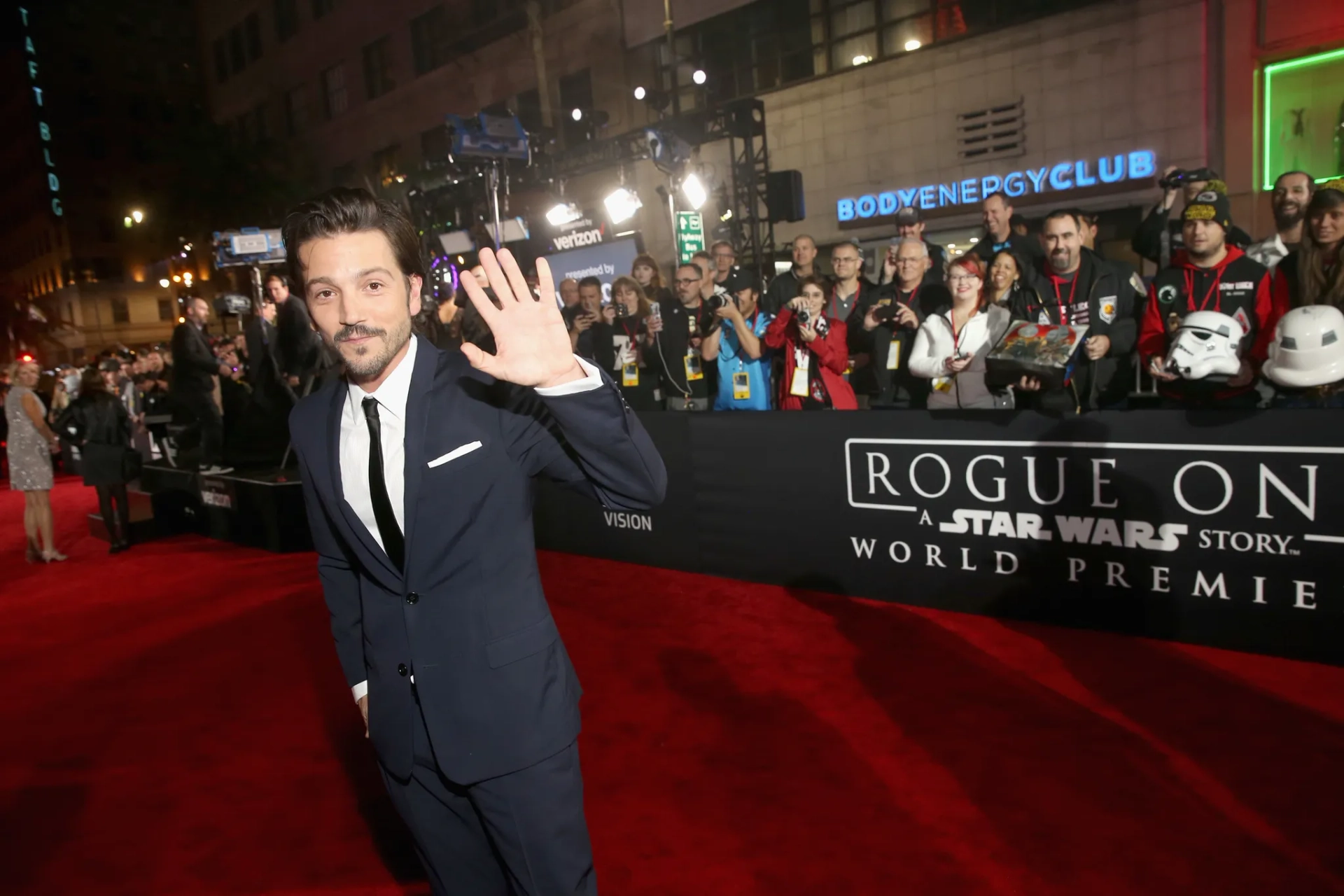 Diego Luna at an event for Rogue One: A Star Wars Story (2016)