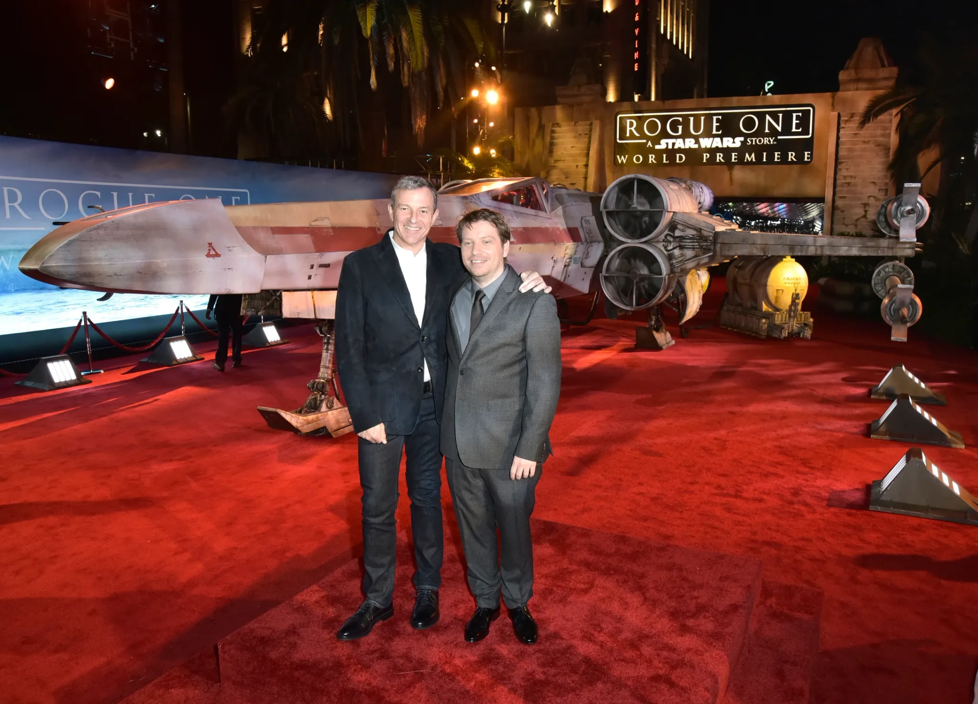 Robert A. Iger and Gareth Edwards at an event for Rogue One: A Star Wars Story (2016)