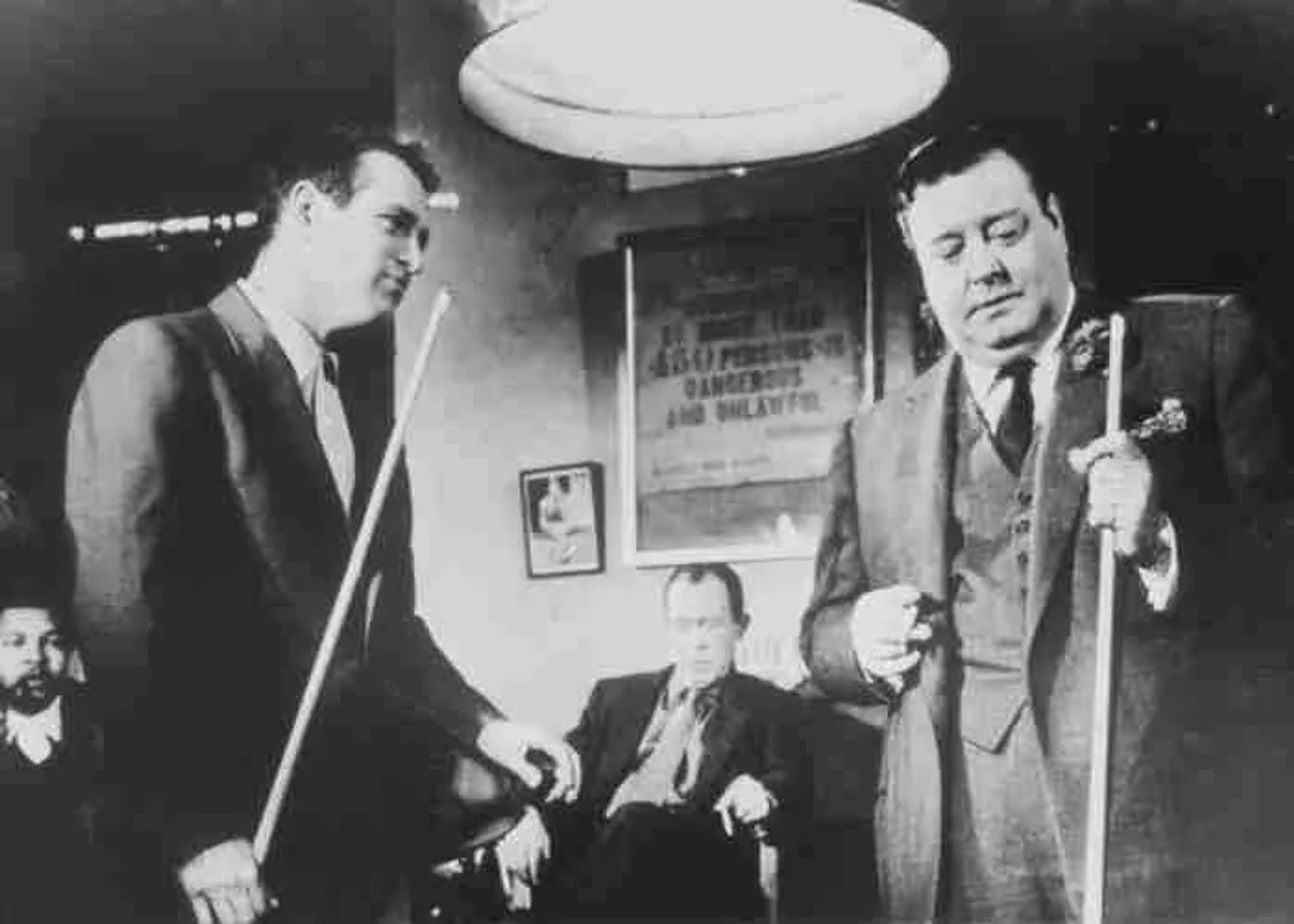 Paul Newman and Jackie Gleason in The Hustler (1961)
