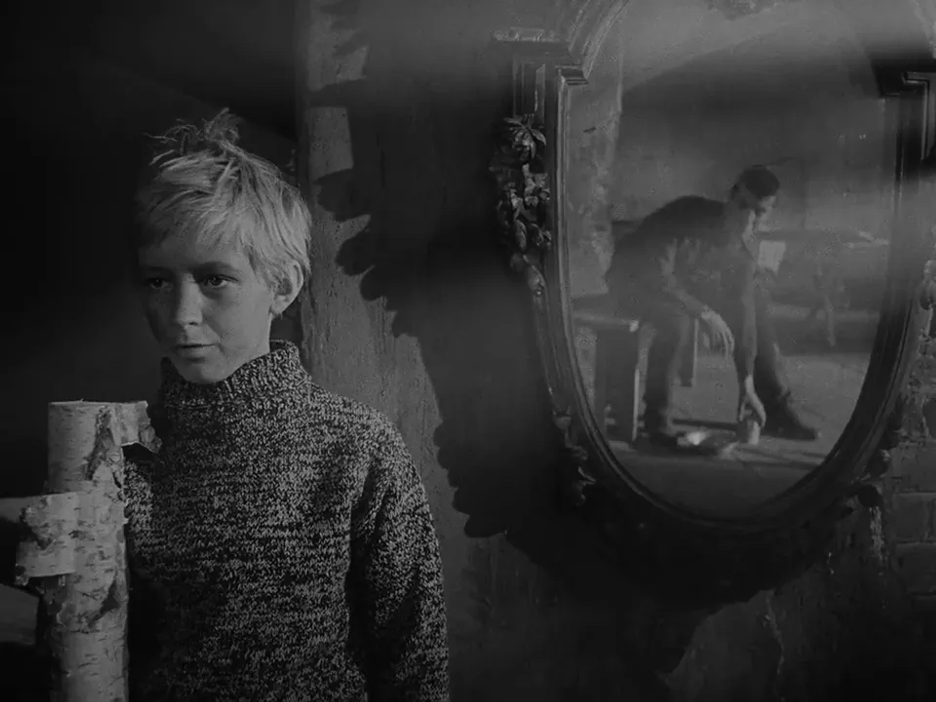 Nikolay Burlyaev and Evgeniy Zharikov in Ivan's Childhood (1962)