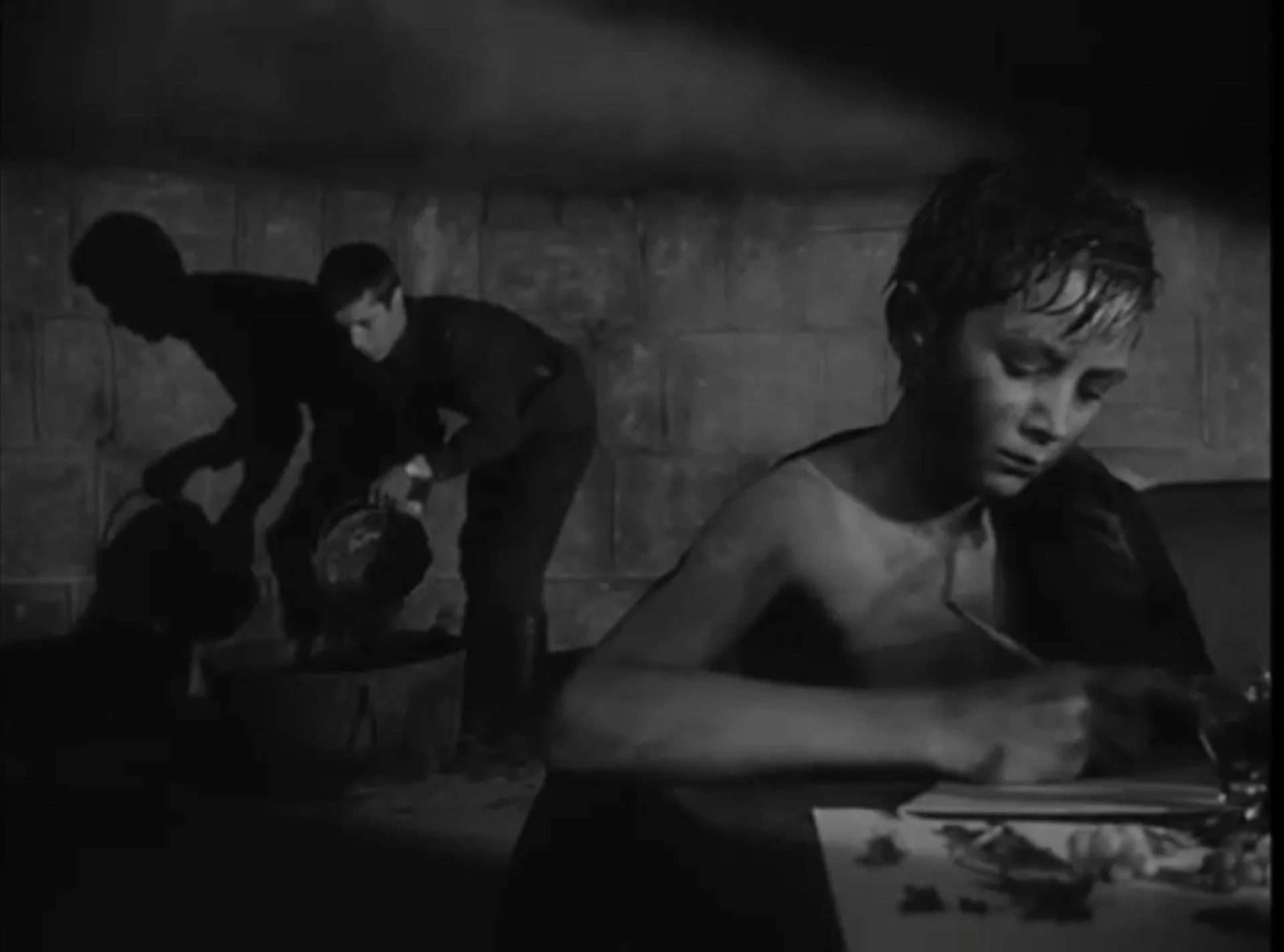 Nikolay Burlyaev and Evgeniy Zharikov in Ivan's Childhood (1962)