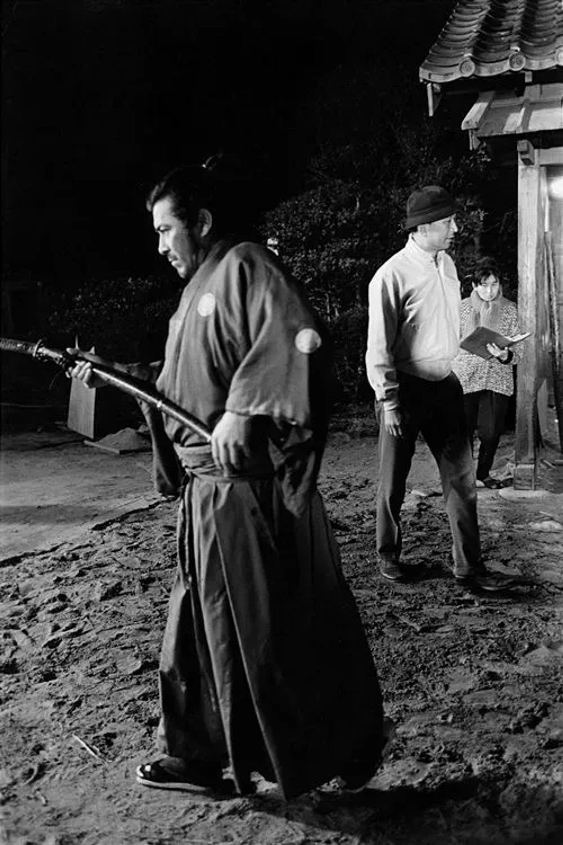 Akira Kurosawa and Toshirô Mifune in Sanjuro (1962)