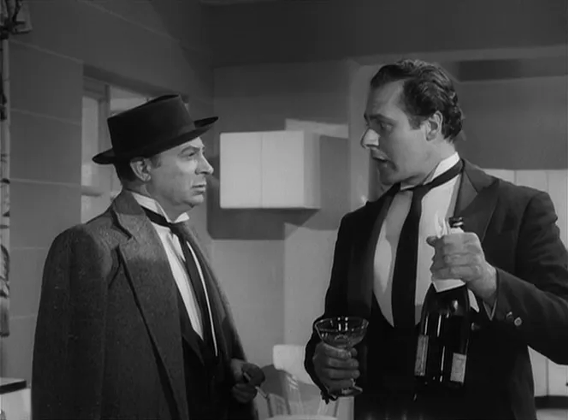 Florencio Castelló and Ángel Merino in The Exterminating Angel (1962)