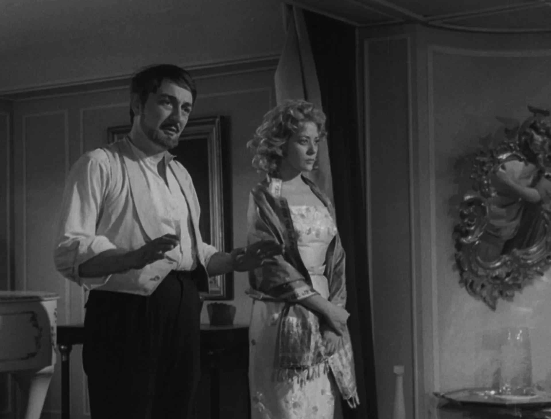 Silvia Pinal and Enrique Rambal in The Exterminating Angel (1962)