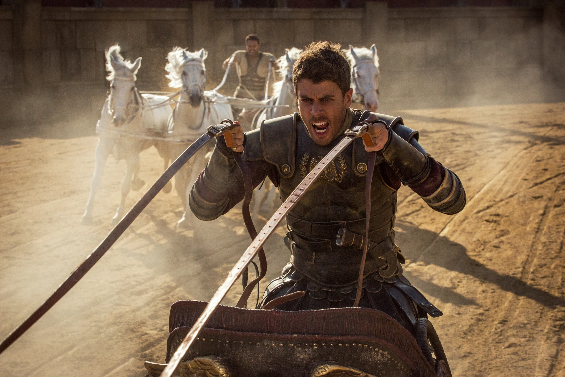 Toby Kebbell and Jack Huston in Ben-Hur (2016)