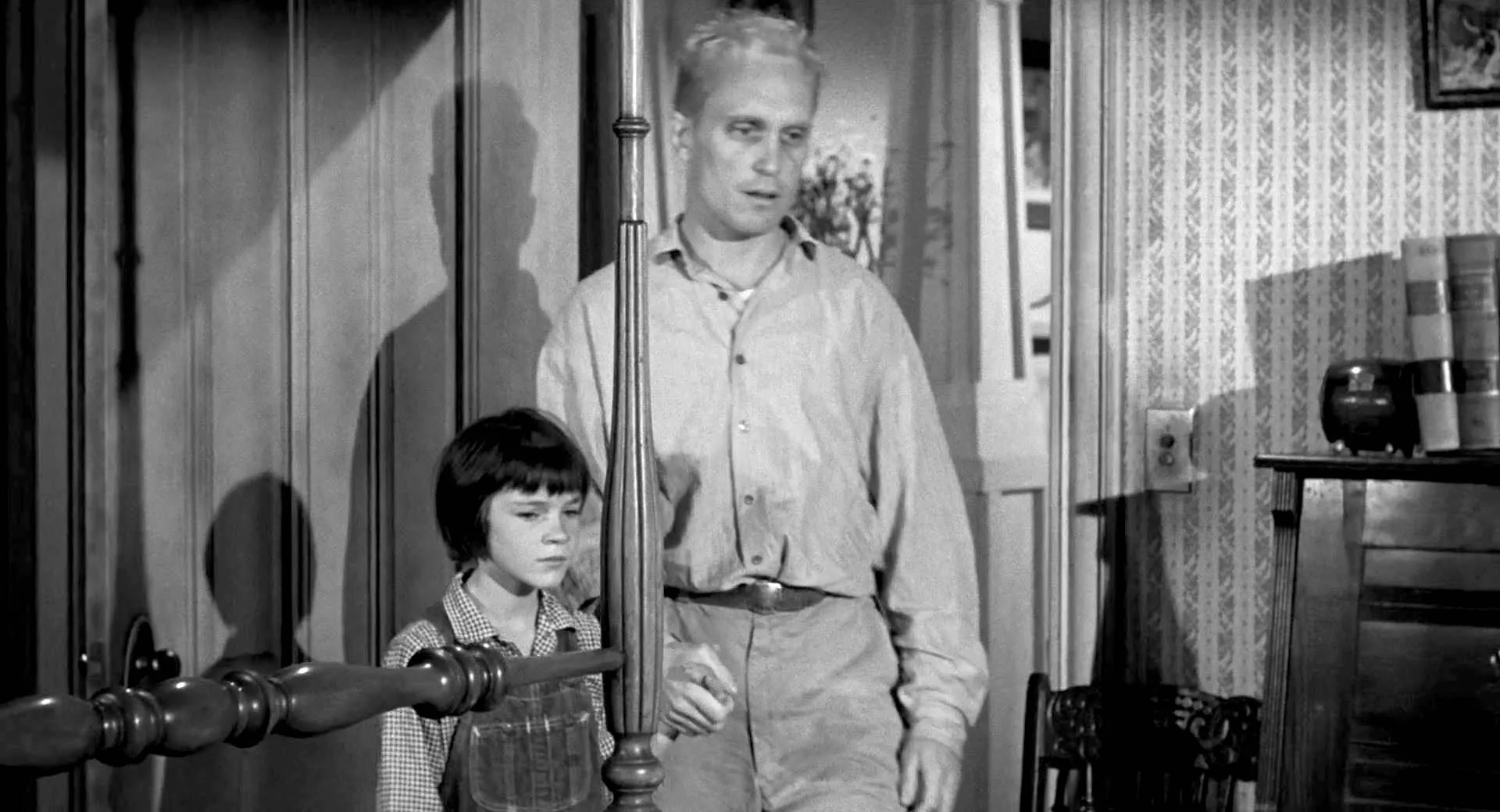 Robert Duvall and Mary Badham in To Kill a Mockingbird (1962)