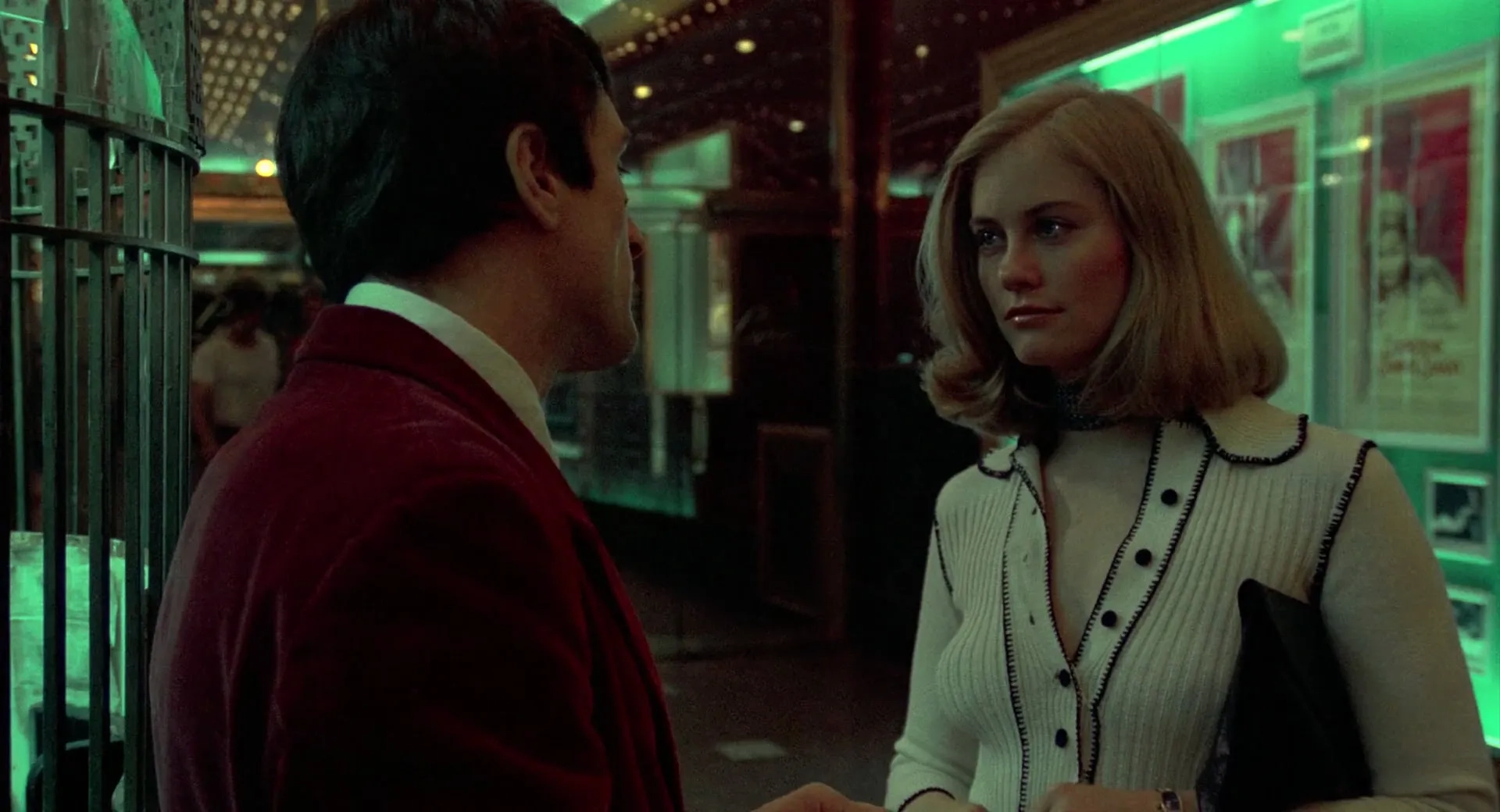Robert De Niro and Cybill Shepherd in Taxi Driver (1976)