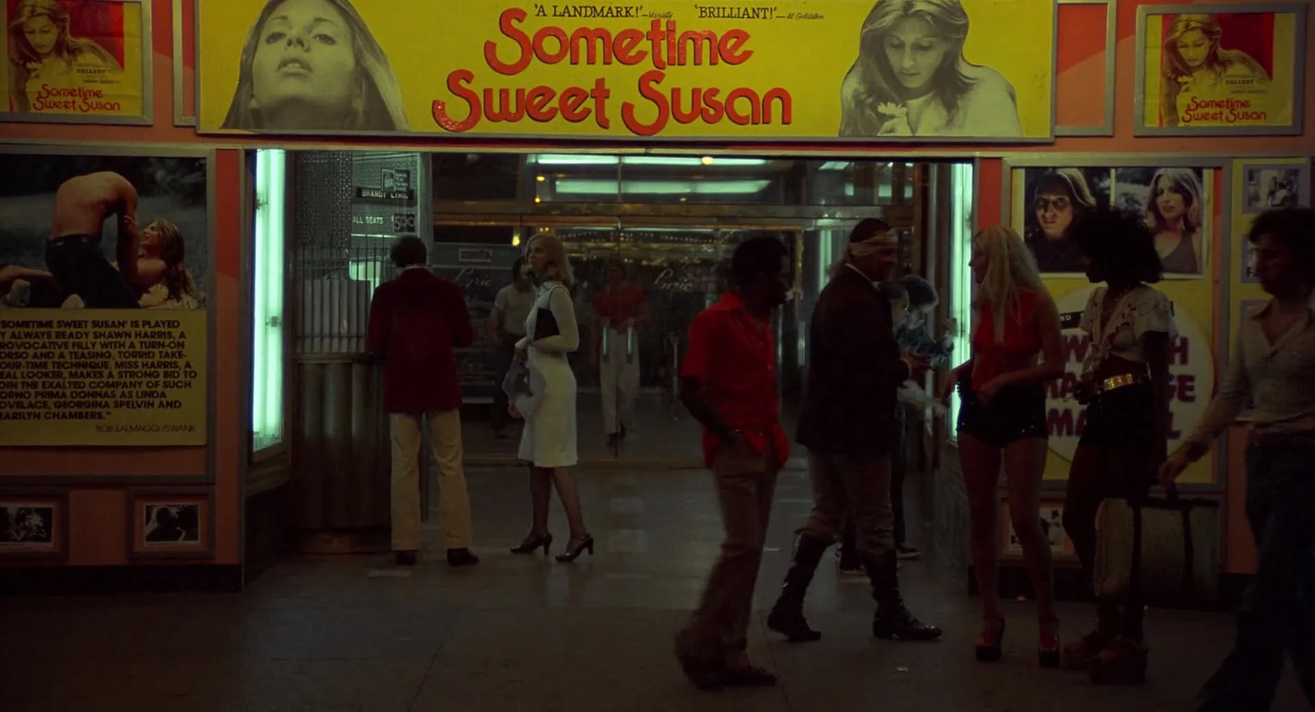 Robert De Niro and Cybill Shepherd in Taxi Driver (1976)