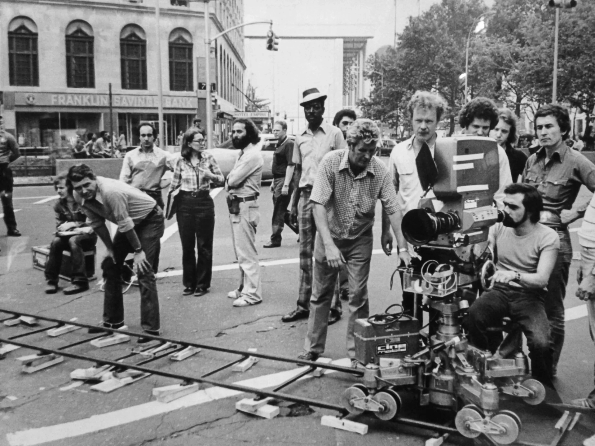 Martin Scorsese, Albert Brooks, and Michael Chapman in Taxi Driver (1976)