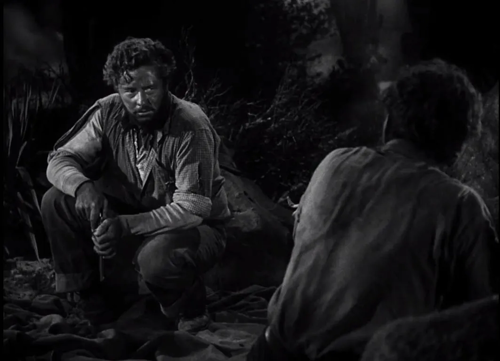 Humphrey Bogart and Tim Holt in The Treasure of the Sierra Madre (1948)