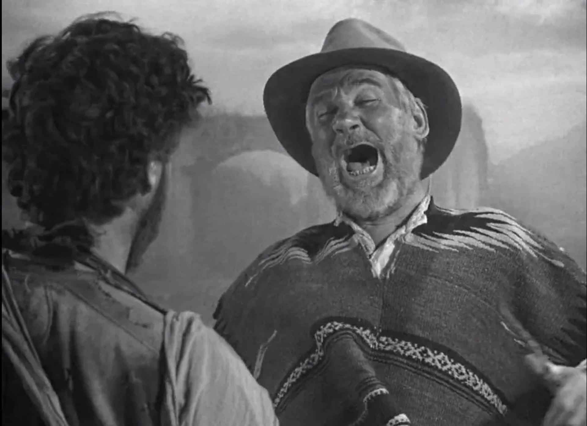 Tim Holt and Walter Huston in The Treasure of the Sierra Madre (1948)