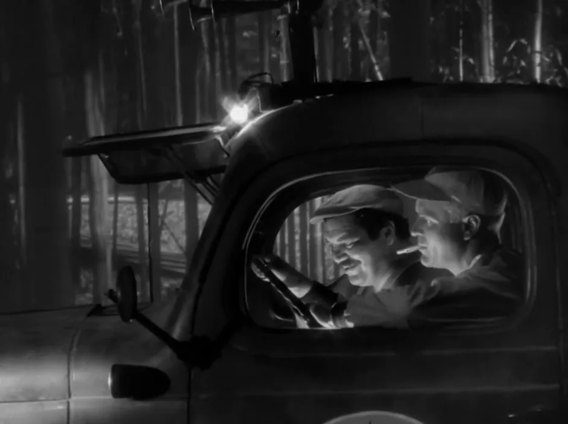 Folco Lulli and Peter van Eyck in The Wages of Fear (1953)