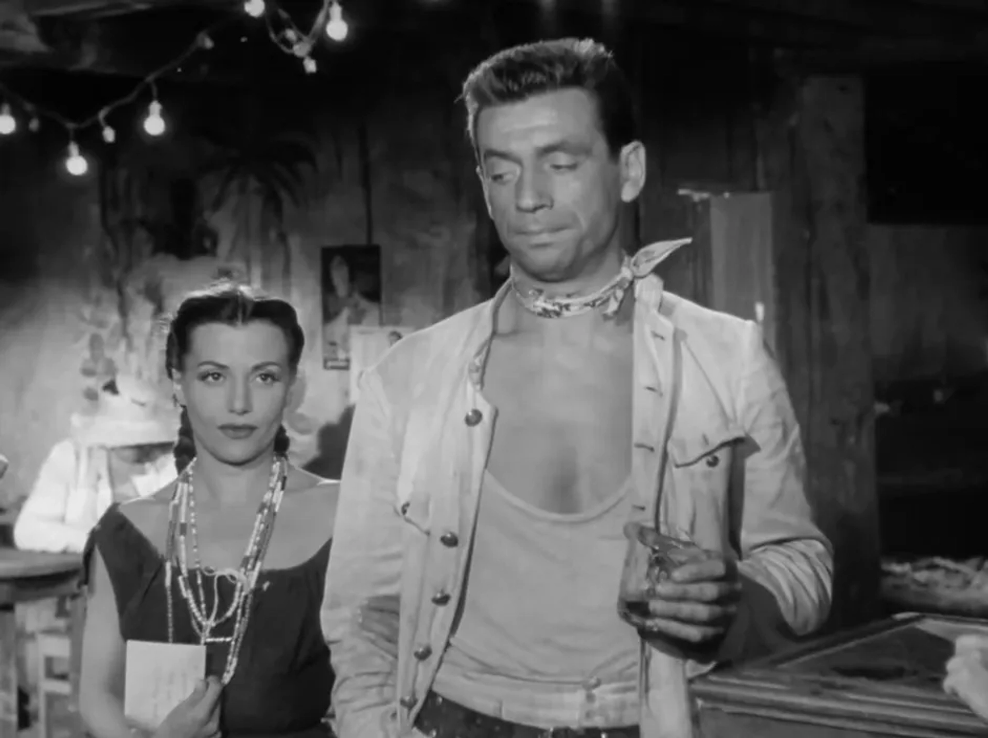 Véra Clouzot and Yves Montand in The Wages of Fear (1953)