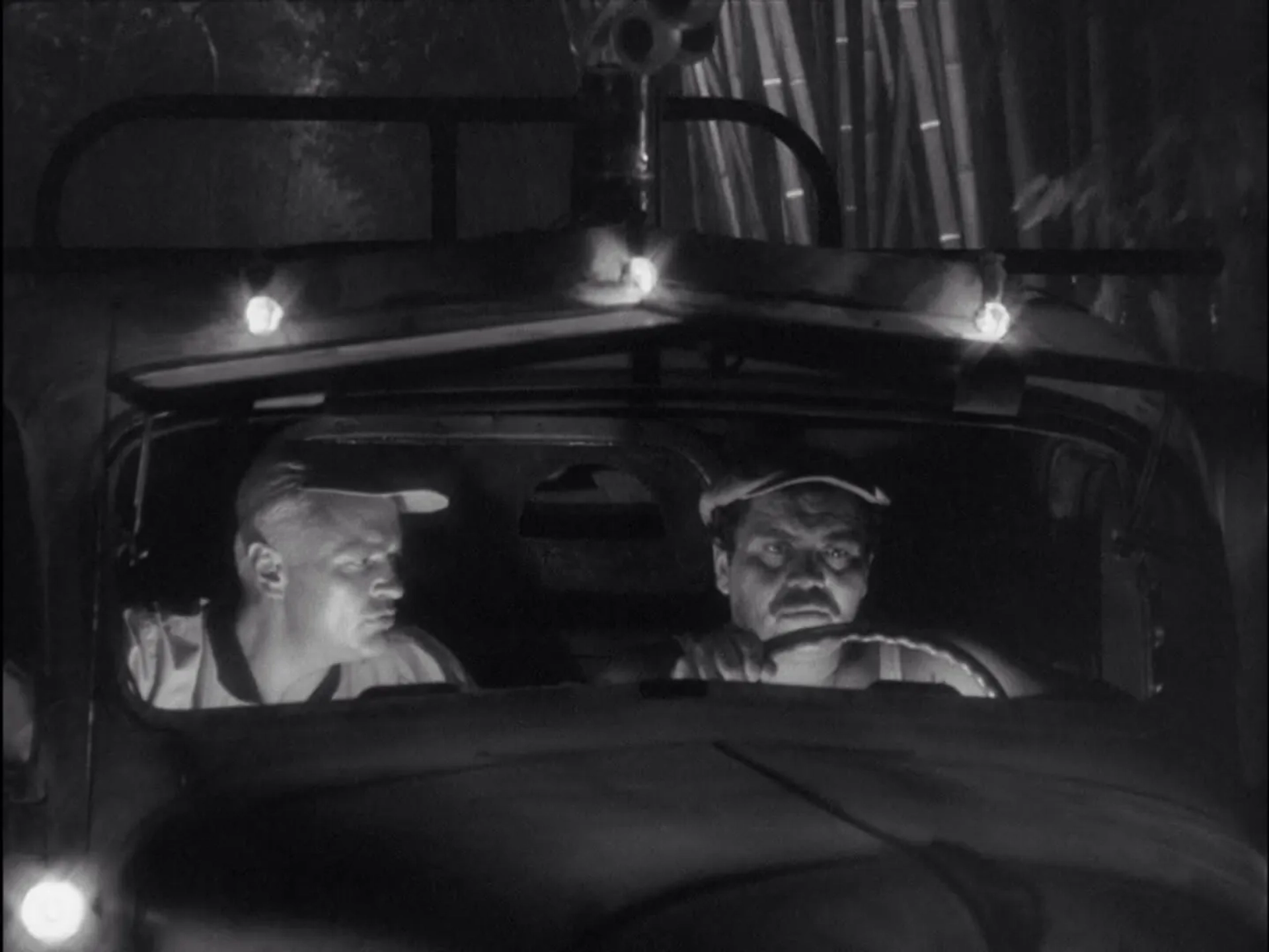 Folco Lulli and Peter van Eyck in The Wages of Fear (1953)