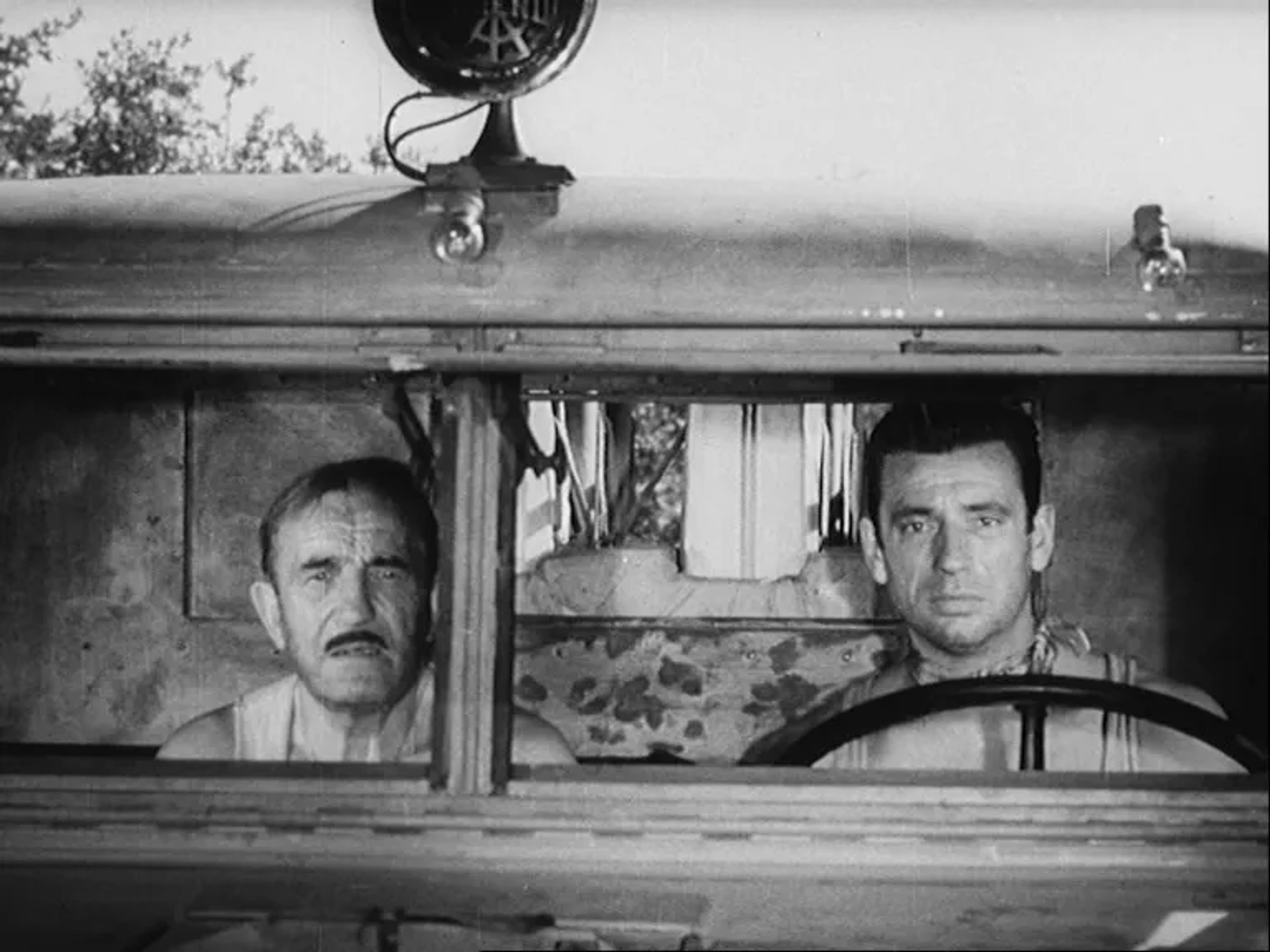 Yves Montand and Charles Vanel in The Wages of Fear (1953)