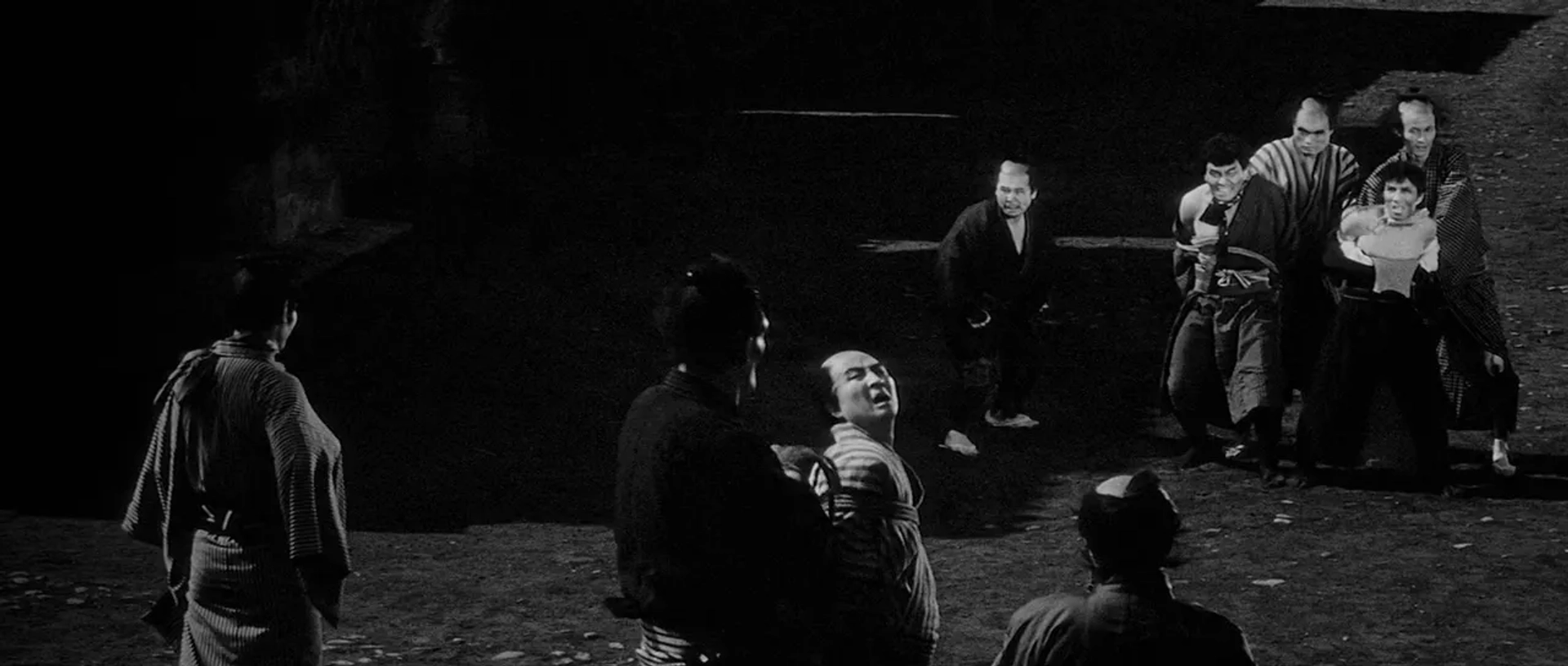 Daisuke Katô and Tatsuya Nakadai in Yojimbo (1961)