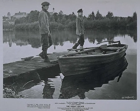 Charles Bronson and John Leyton in The Great Escape (1963)