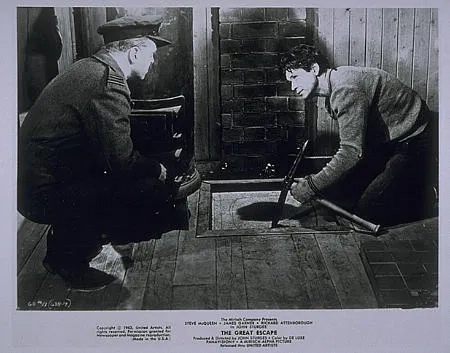 Richard Attenborough and Charles Bronson in The Great Escape (1963)