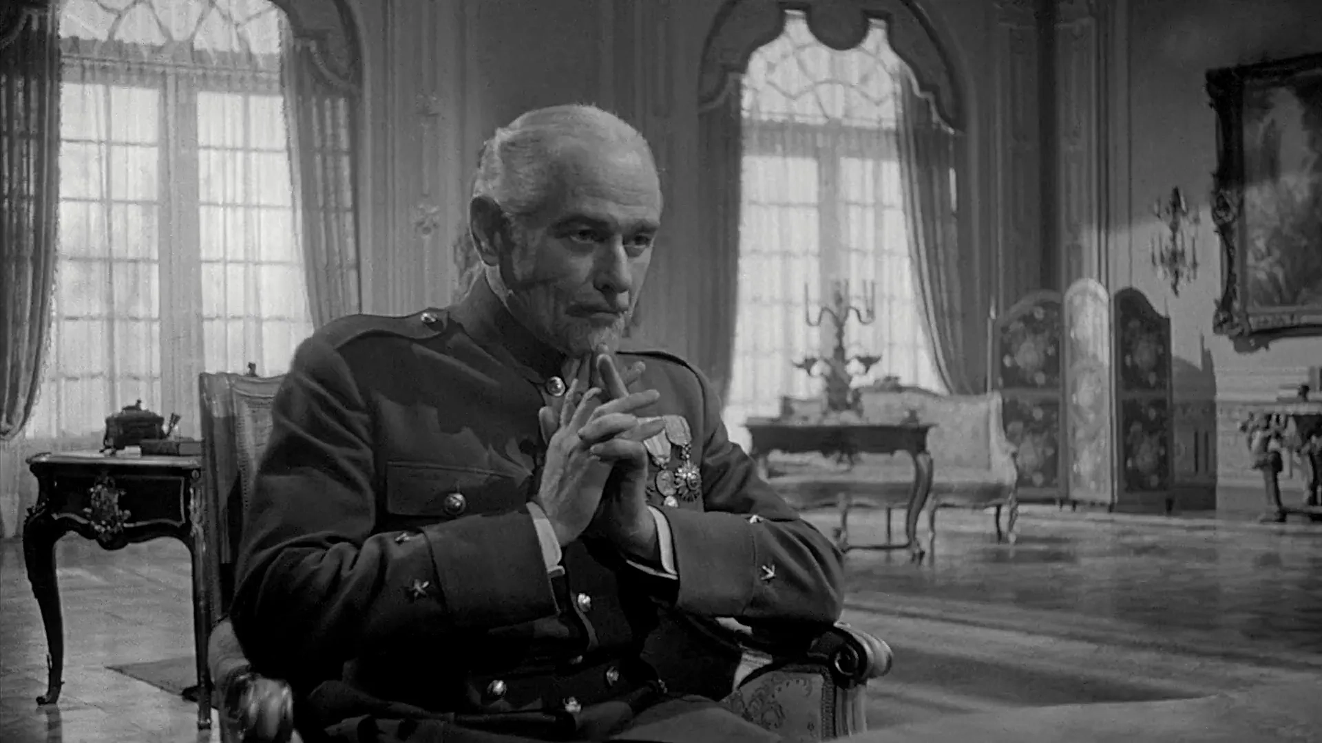 George Macready in Paths of Glory (1957)