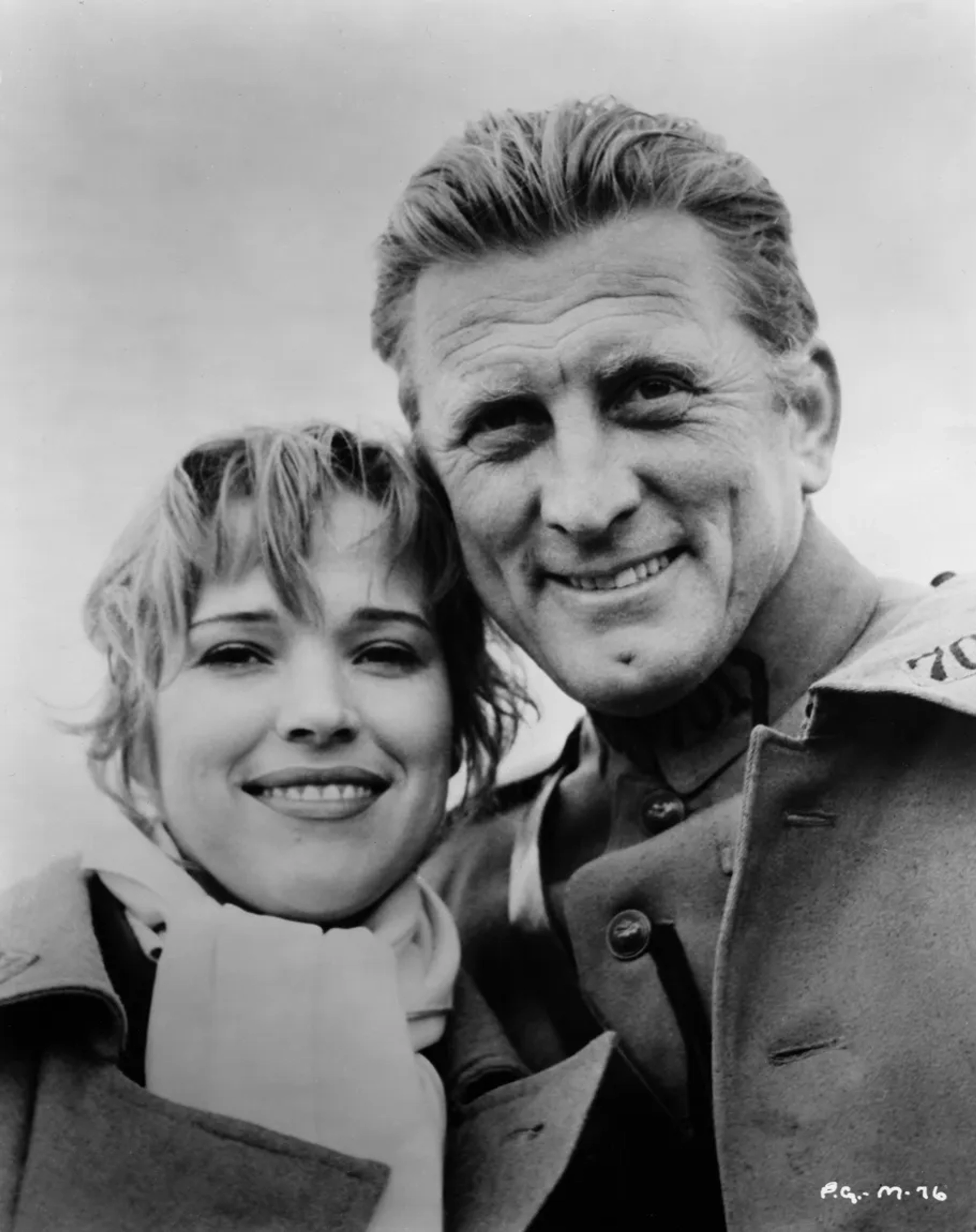 Kirk Douglas and Christiane Kubrick in Paths of Glory (1957)