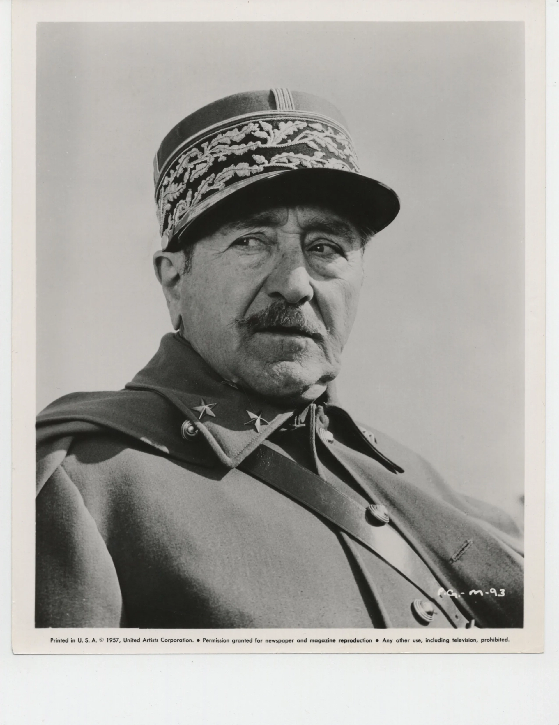 Adolphe Menjou in Paths of Glory (1957)